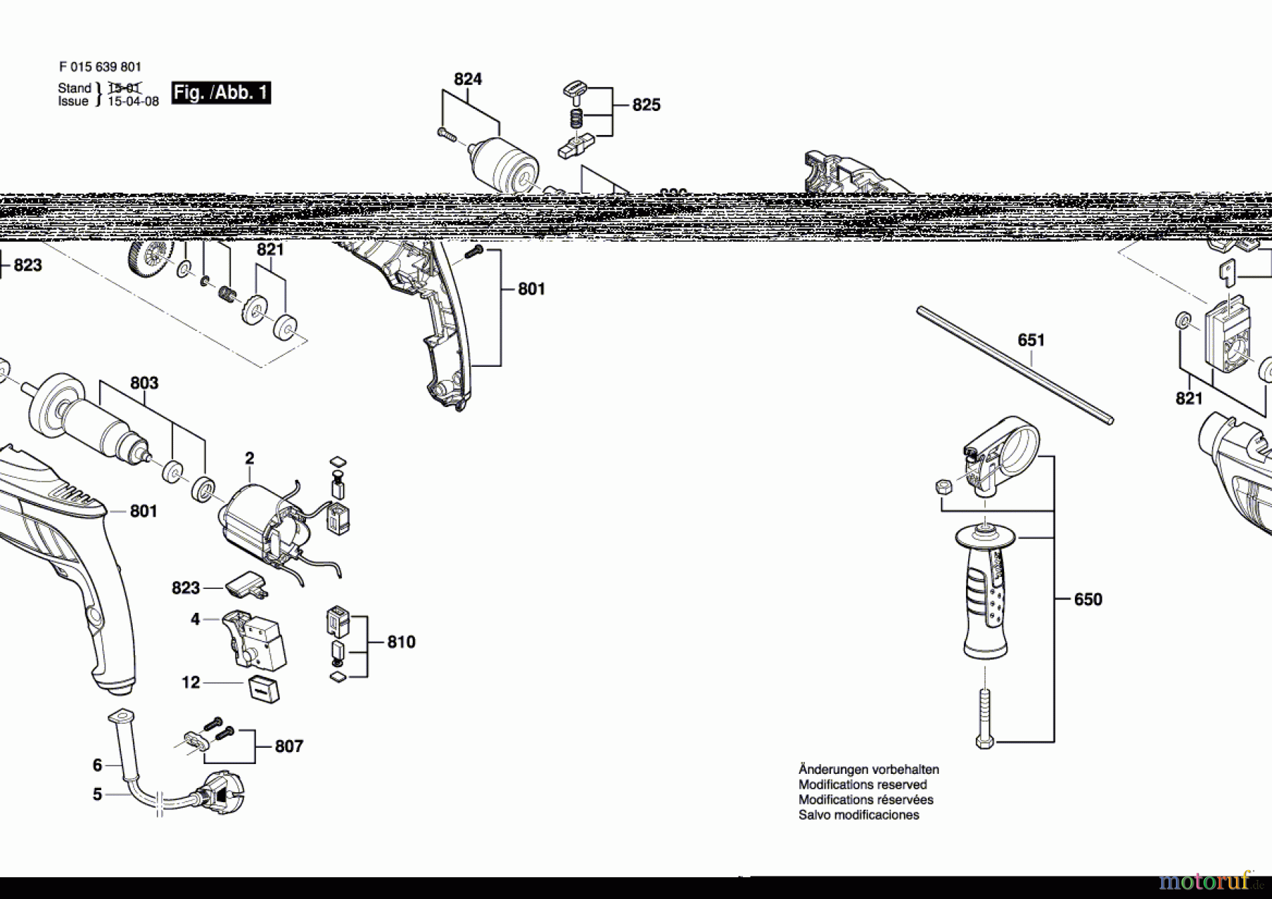  Bosch Werkzeug Schlagbohrmaschine 6398 Seite 1