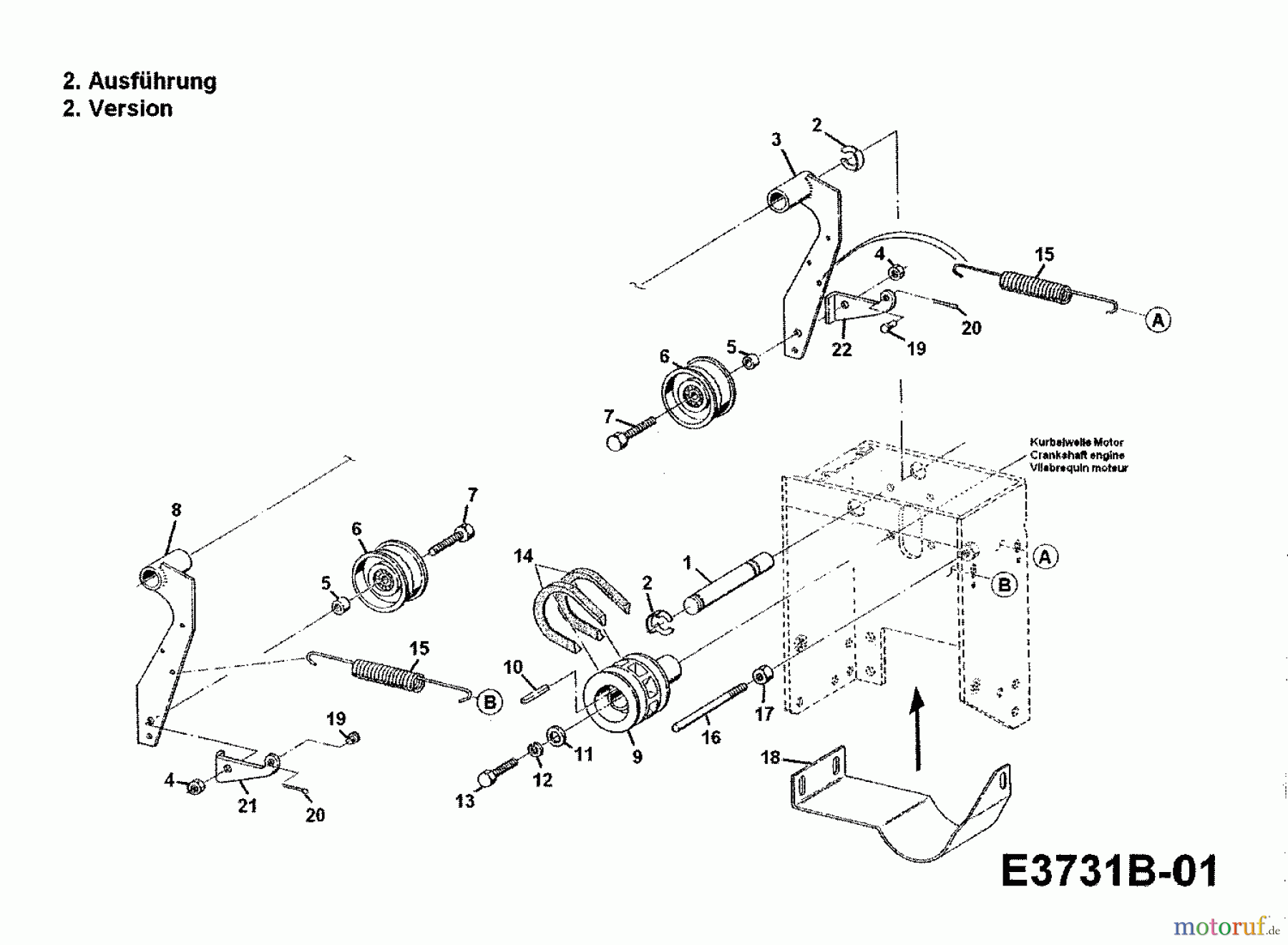  Gutbrod Einachser G 550 56A-550-604  (1998) Fahrantrieb, Zapfwellenantrieb