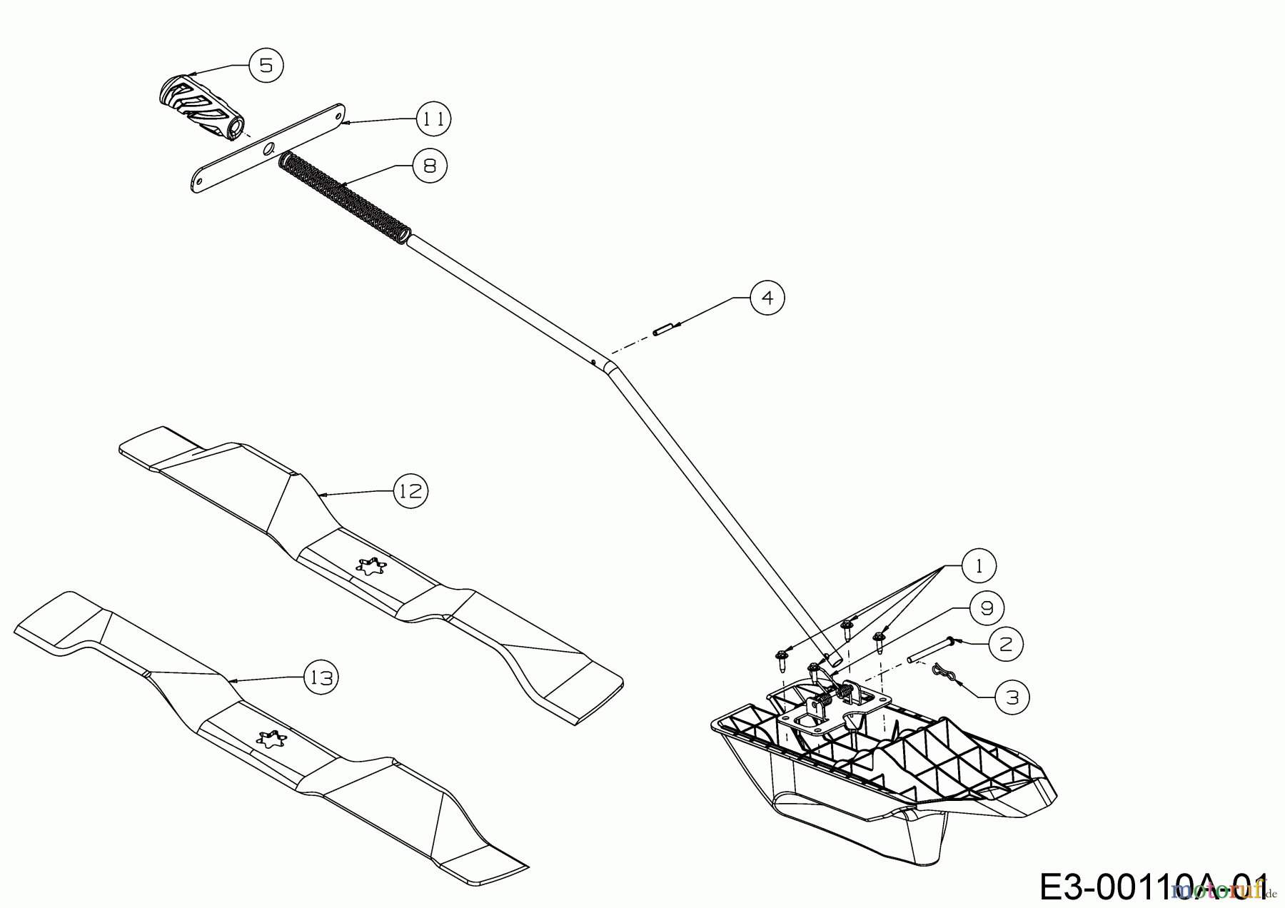  Black Edition Rasentraktoren 275-106 TWIN H 13AAA1KR615  (2018) Mulch Kit