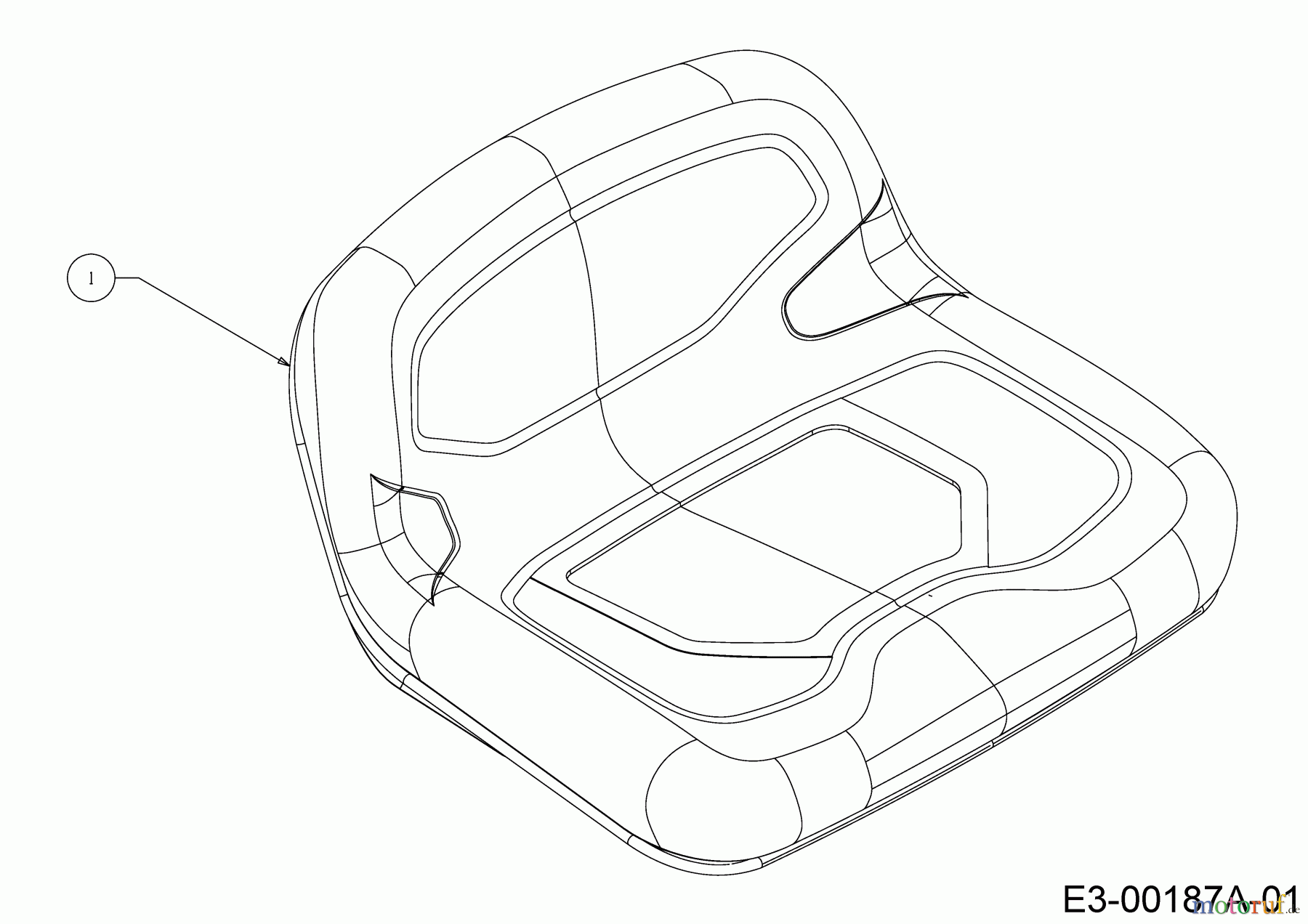  Troy-Bilt Rasentraktoren Pony 42 13AD77KS309  (2018) Sitz