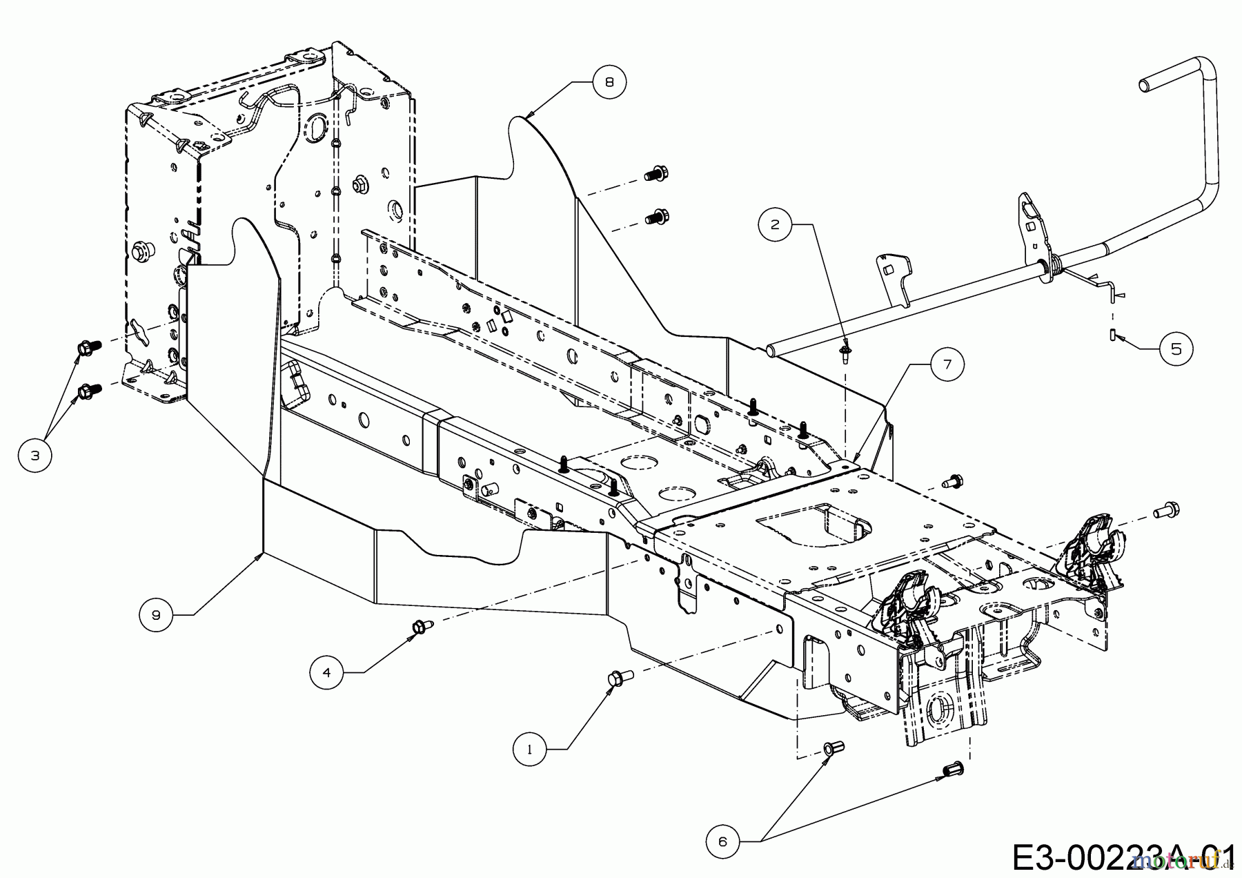  Cub Cadet Rasentraktoren XT1 OS107 13A8A1CS603  (2018) Keilriemenschutz