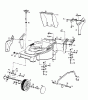 Gutbrod HB 42 RL 12A-L56Z604 (1998) Ersatzteile Höhenverstellung, Räder vorne