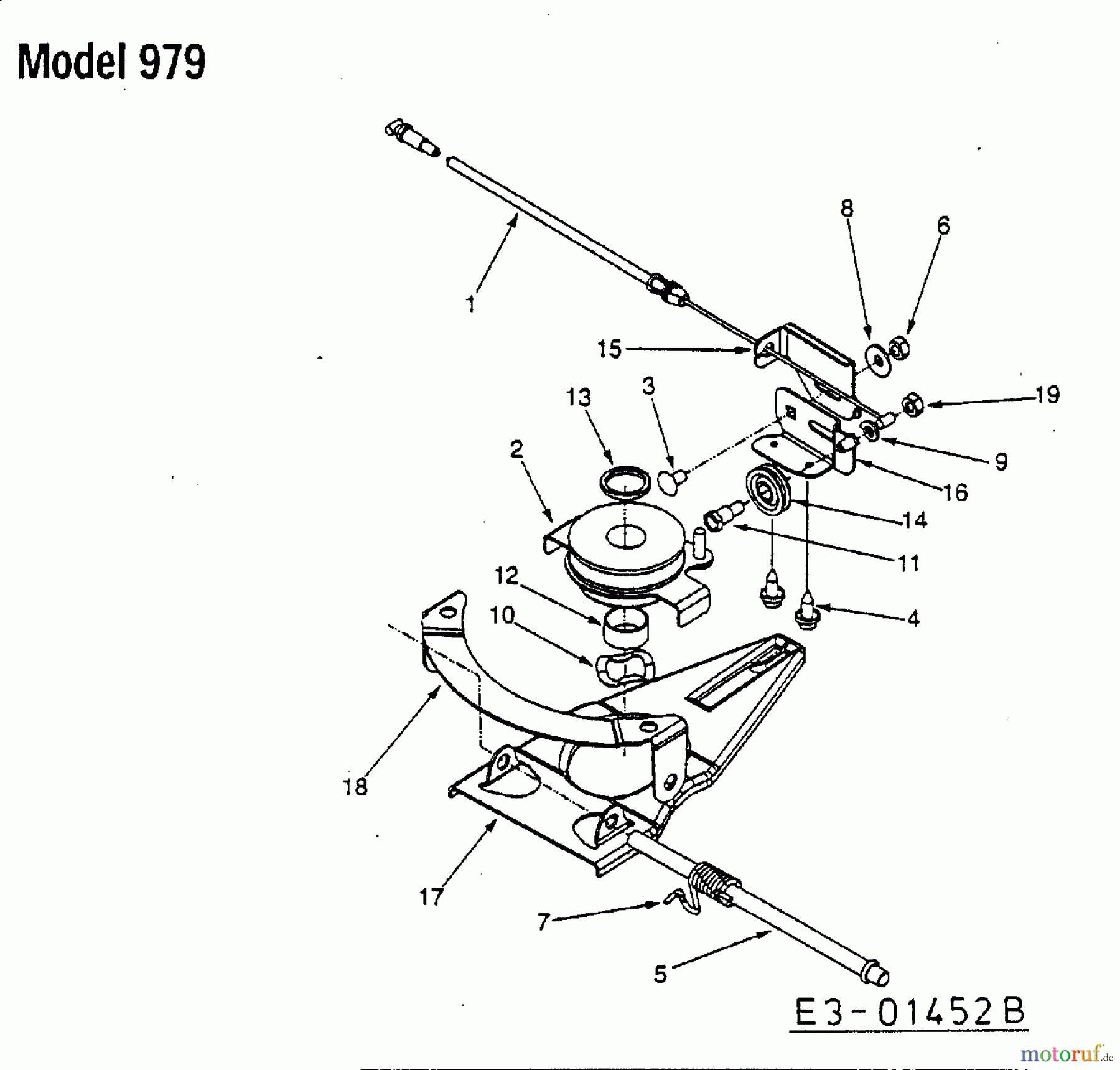  Yard-Man Motormäher mit Antrieb YM 6521 SME 12AE979M643  (2000) Variator