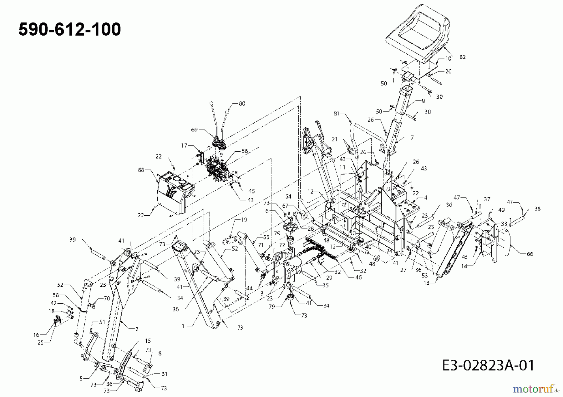  Cub Cadet Kompakttraktoren HDS 6284 54AD74HD603  (2006) Grundgerät