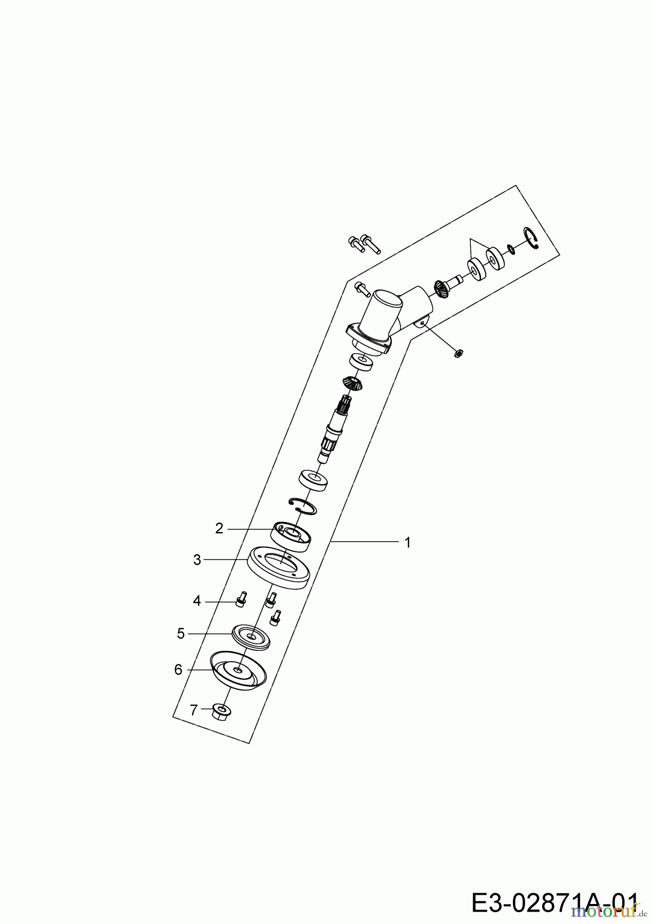  Mastercut Motorsensen 2043 B 41AD0UYB659  (2014) Winkelgetriebe