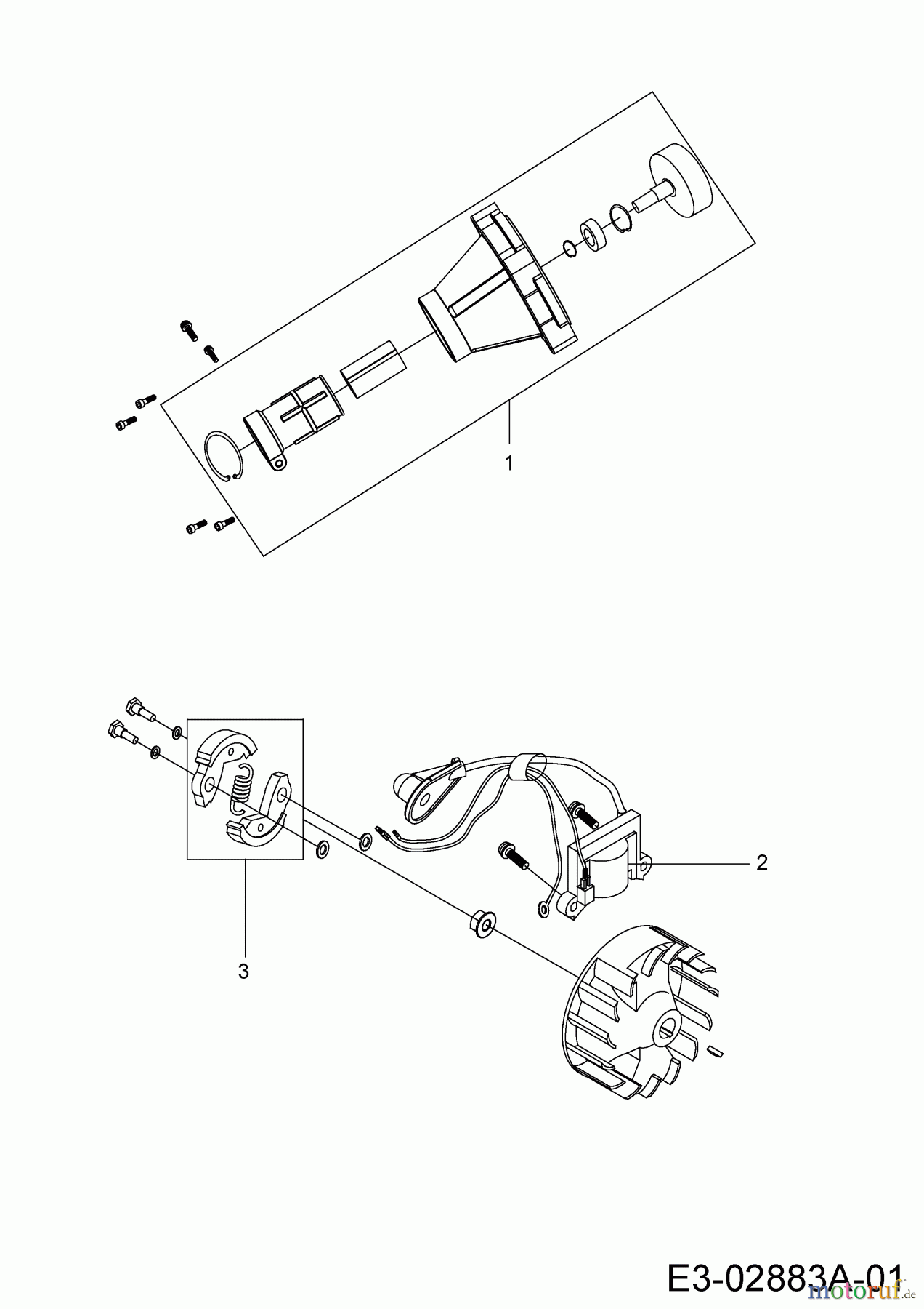  Mastercut Motorsensen 2043 B 41AD0UYB659  (2014) Kupplung