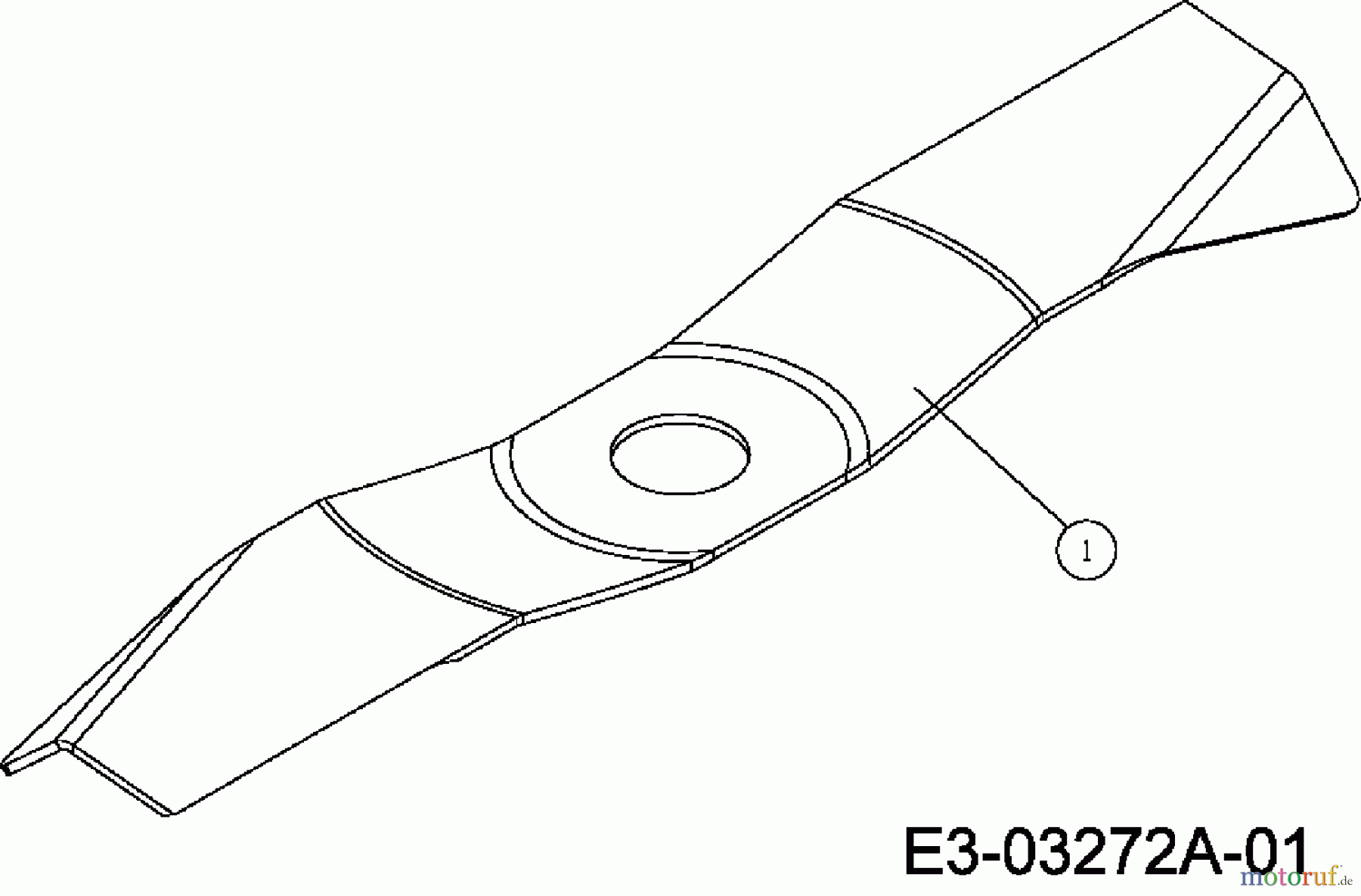  Terradena Elektromäher EM 1400 18C-N4S-651  (2007) Messer