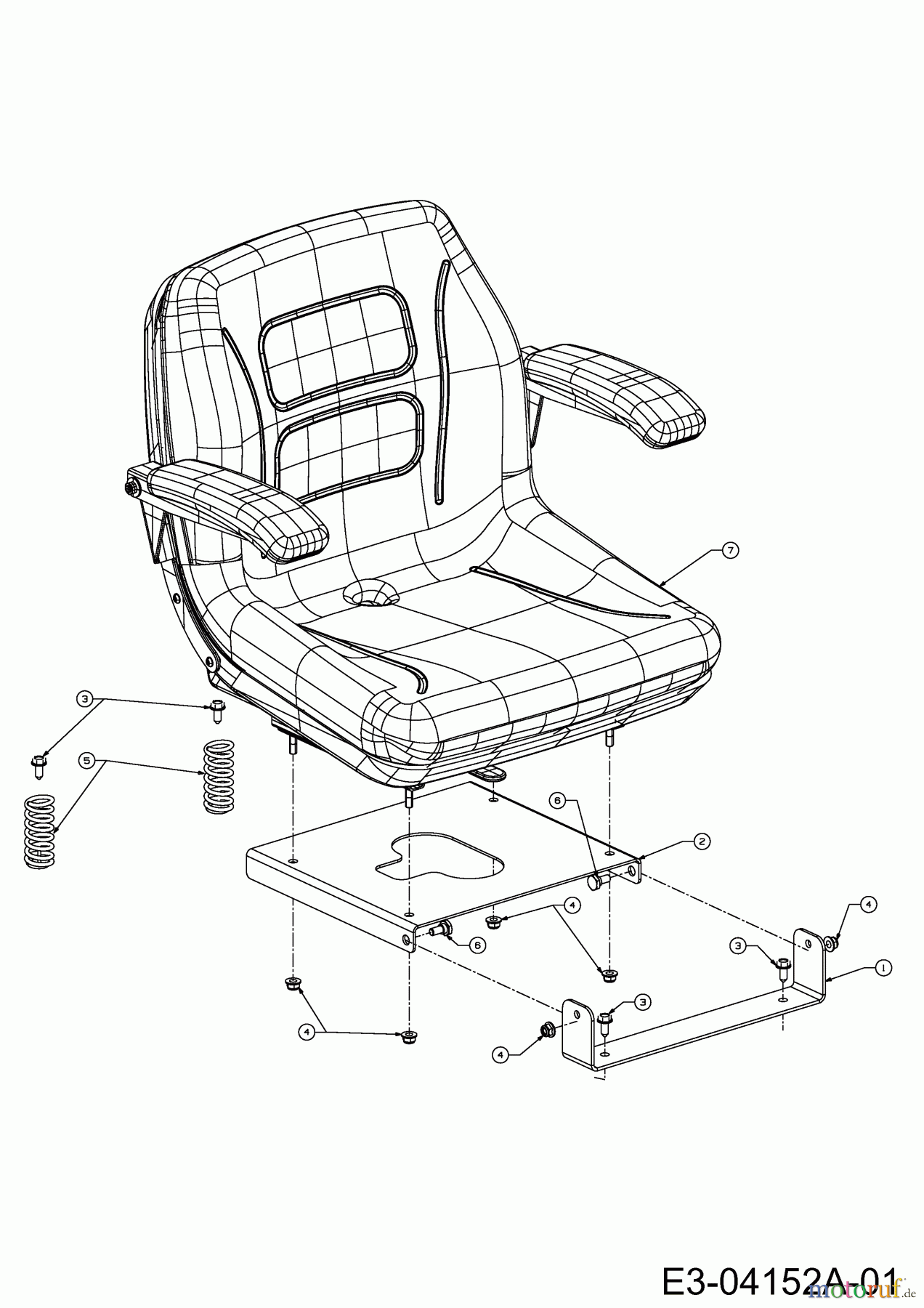  Cub Cadet Zero Turn FMZ 50 17AI4BFP603  (2008) Sitz