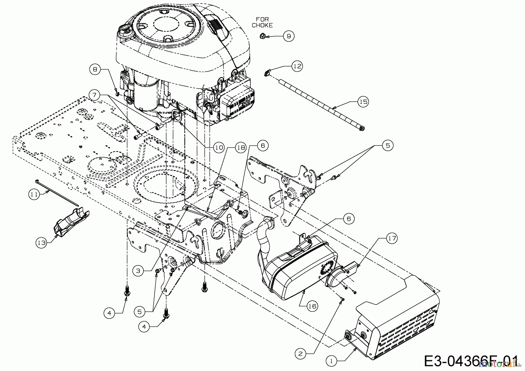  Massey Ferguson Rasentraktoren MF 42-15 SH 13HD79GG695  (2015) Motorzubehör