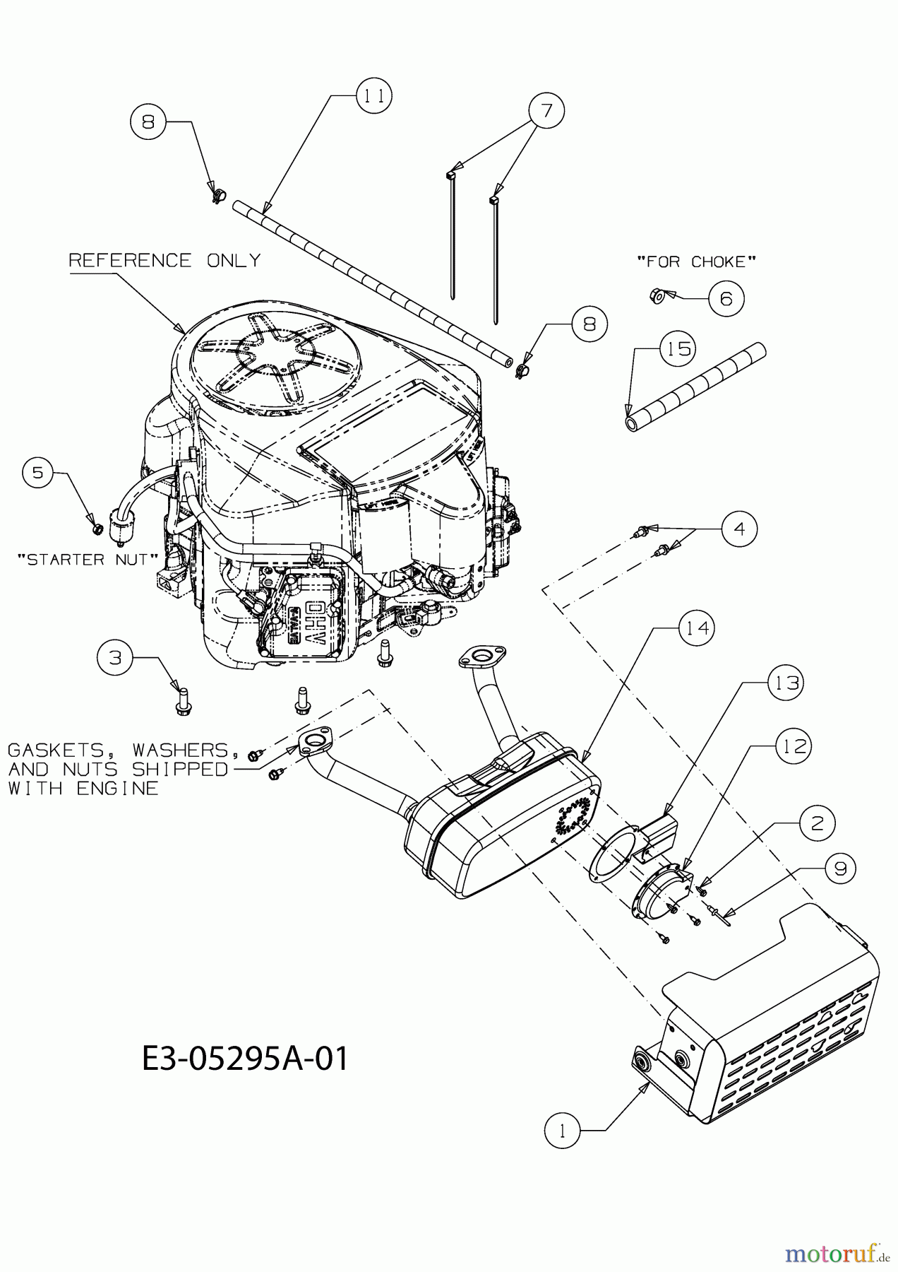  Massey Ferguson Rasentraktoren MF 48-24 RD 13CI51CJ695  (2010) Motorzubehör