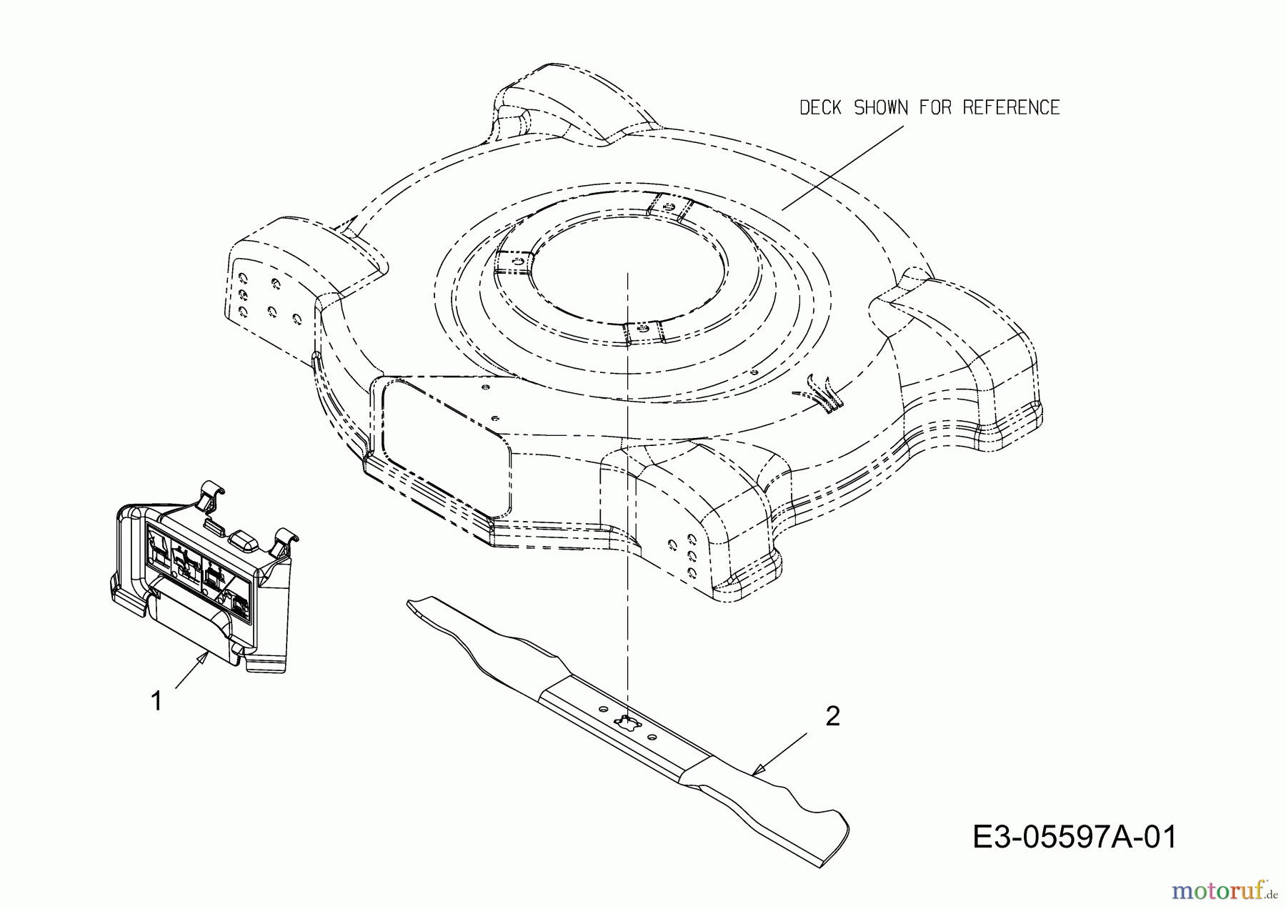  MTD ältere Modelle Motormäher mit Antrieb SP 56 SD 12A-26M1676  (2010) Deflektor, Messer