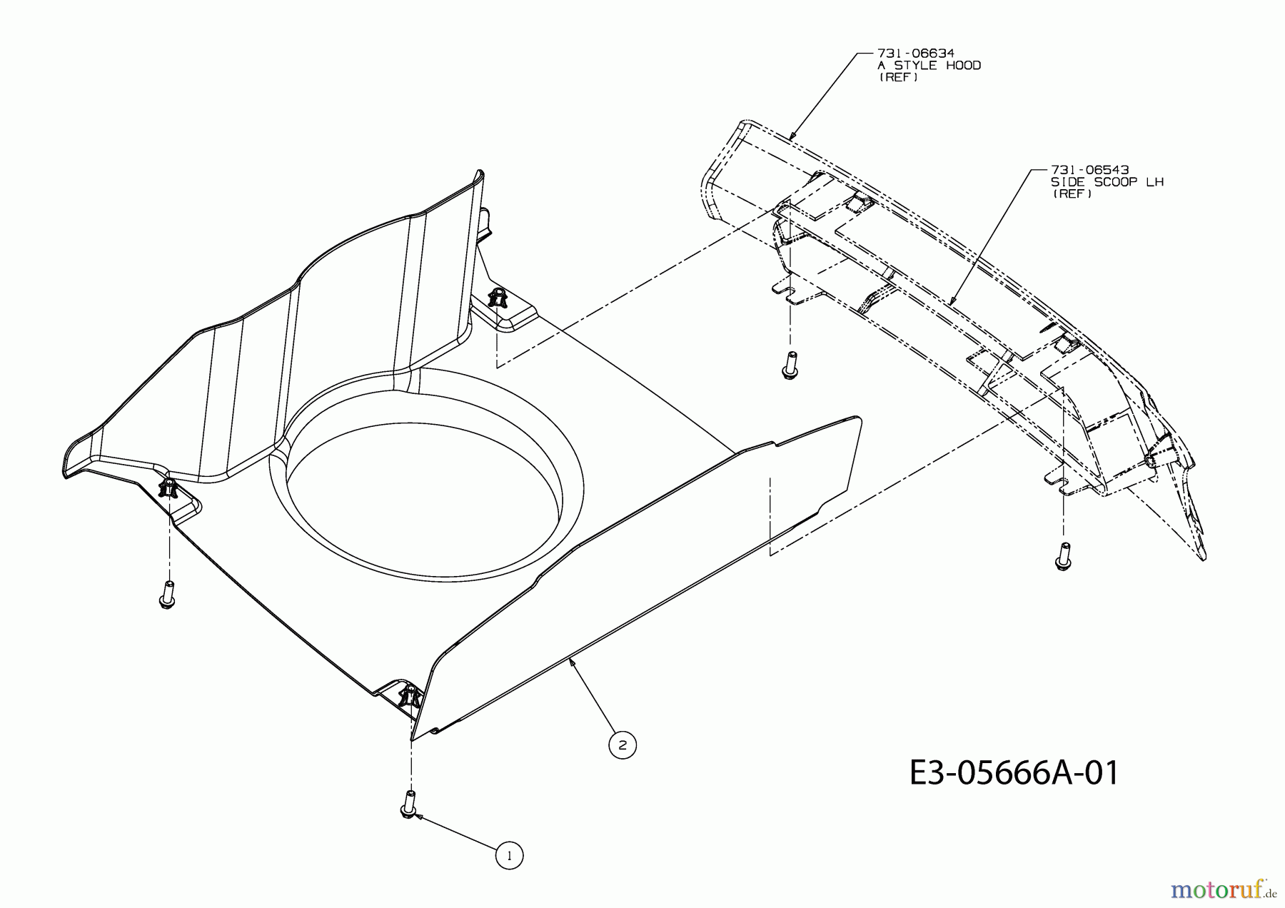  Cub Cadet Gartentraktoren GT 1224 14AI94AP603  (2010) Luftführung