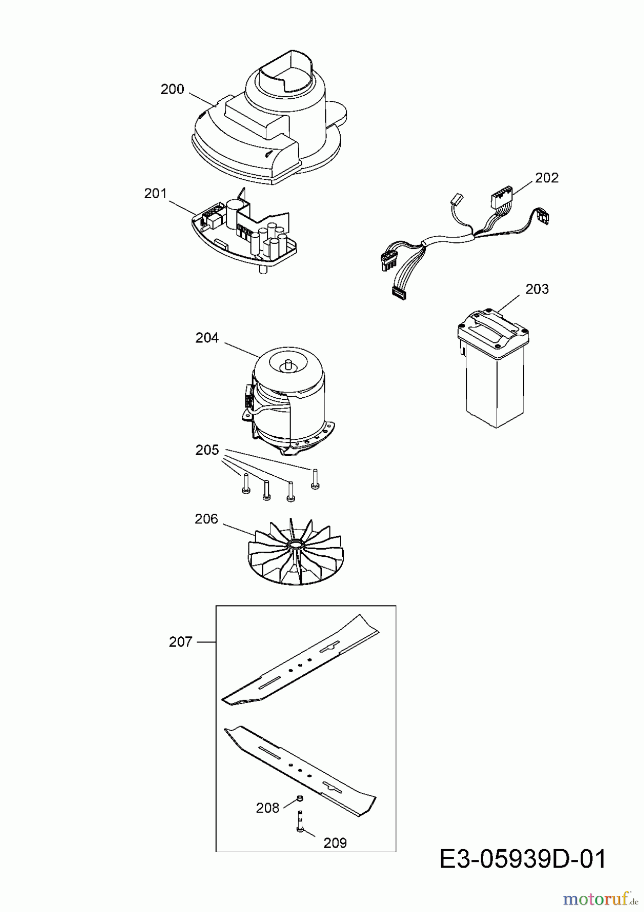  Wolf-Garten Akkumäher Li-Ion Power 34 4919000  (2015) Messer, Motor