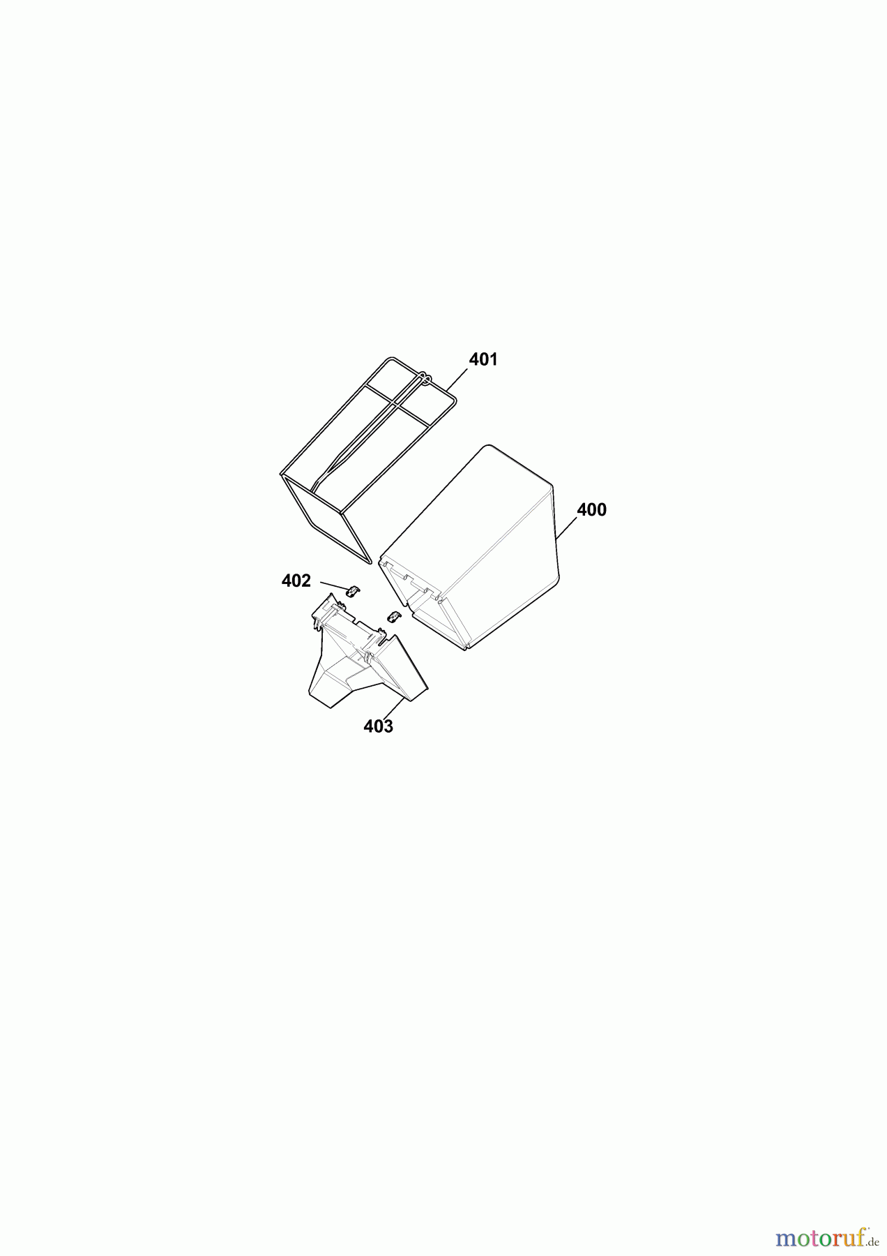  Wolf-Garten Motormäher mit Antrieb 6.46 OHV 4619006 Serie B  (2010) Grasfangsack