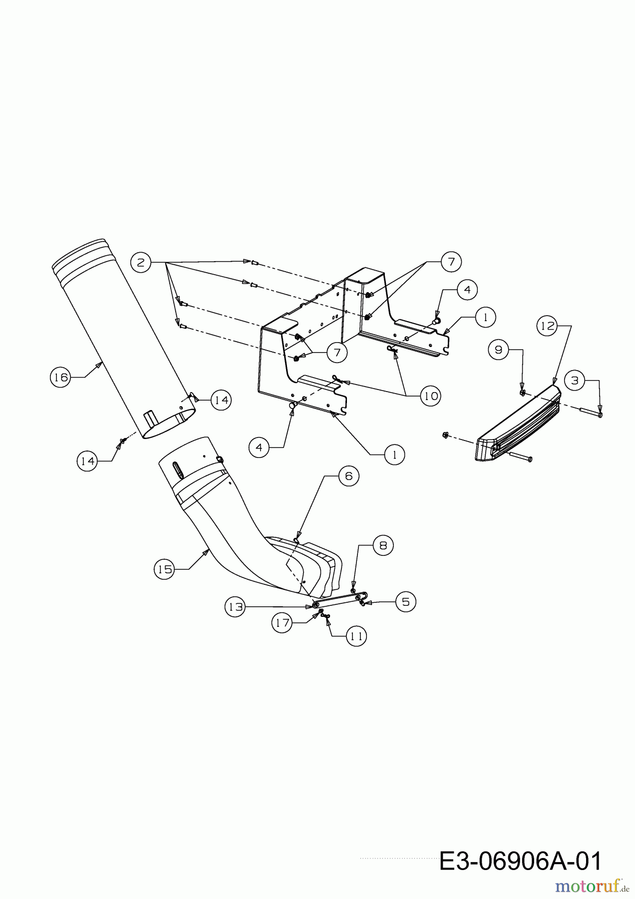  MTD Zubehör Zubehör Zero Turn Grasfangvorrichtung für P 155 HZ-G mit Mähwerk G (42