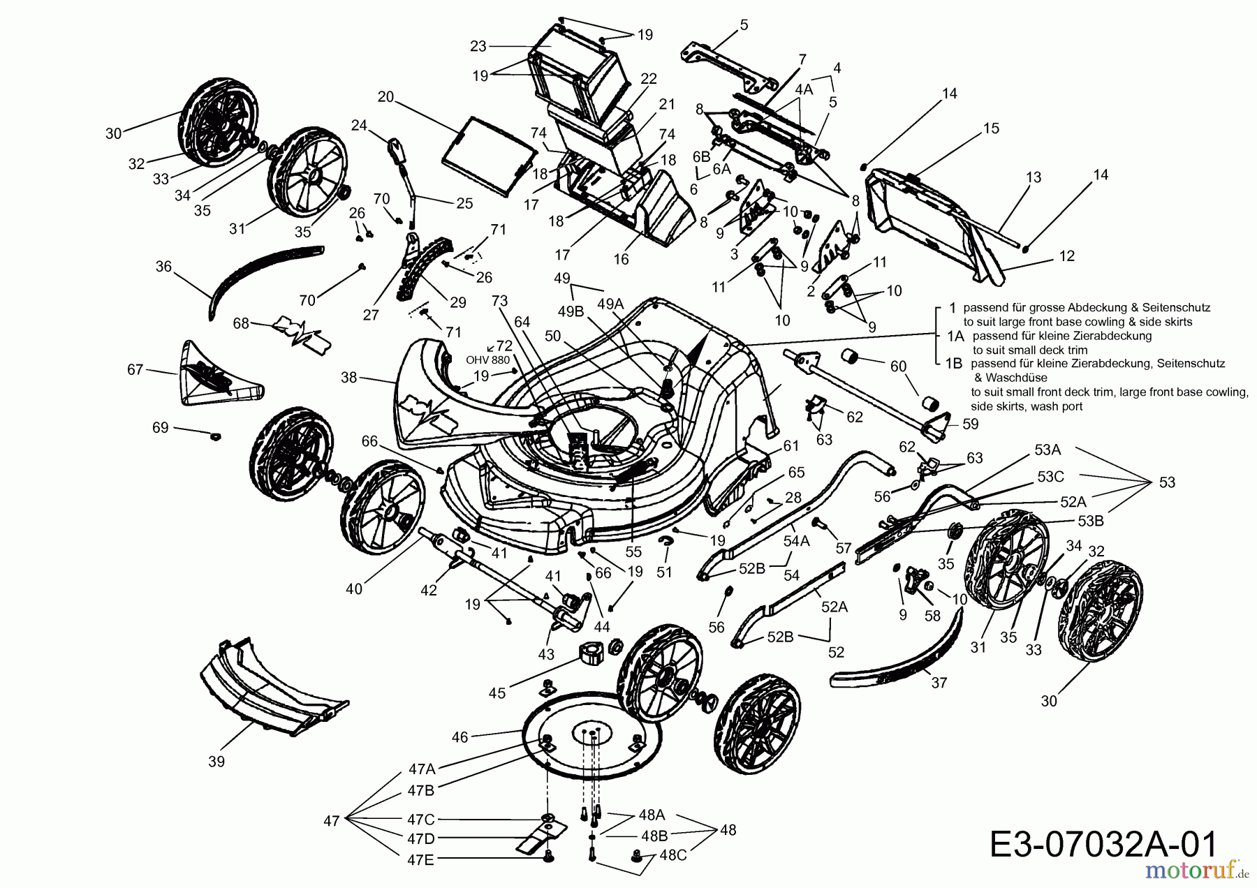  Motormäher Quickstart 42846  (2011) Grundgerät