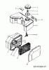 Motormäher 03191 (2008) Ersatzteile Luftfilter, Tank, nur Suzuki