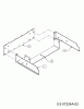 MTD Zubehör Grasfangvorrichtung für All Rounder 1050 19A70006100 (2012) Ersatzteile Aufnahmebügel