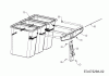 MTD Zubehör Grasfangvorrichtung für RZT 54 mit Mähwerk W (54"/137cm) 19A70008100 (2011) Ersatzteile Grasfangsack