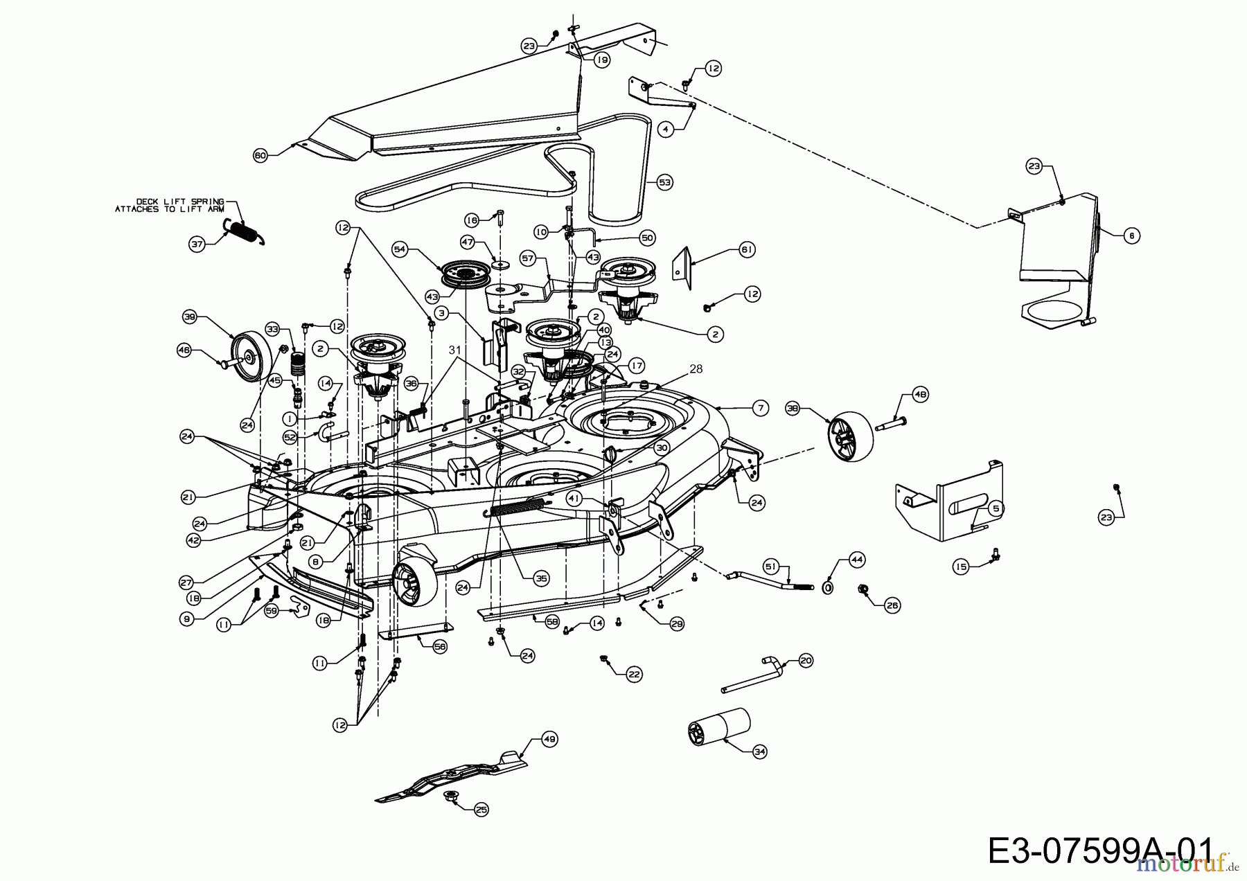  Massey Ferguson Rasentraktoren MF 50-25 SD 13BI92CP695  (2012) Mähwerk P (50