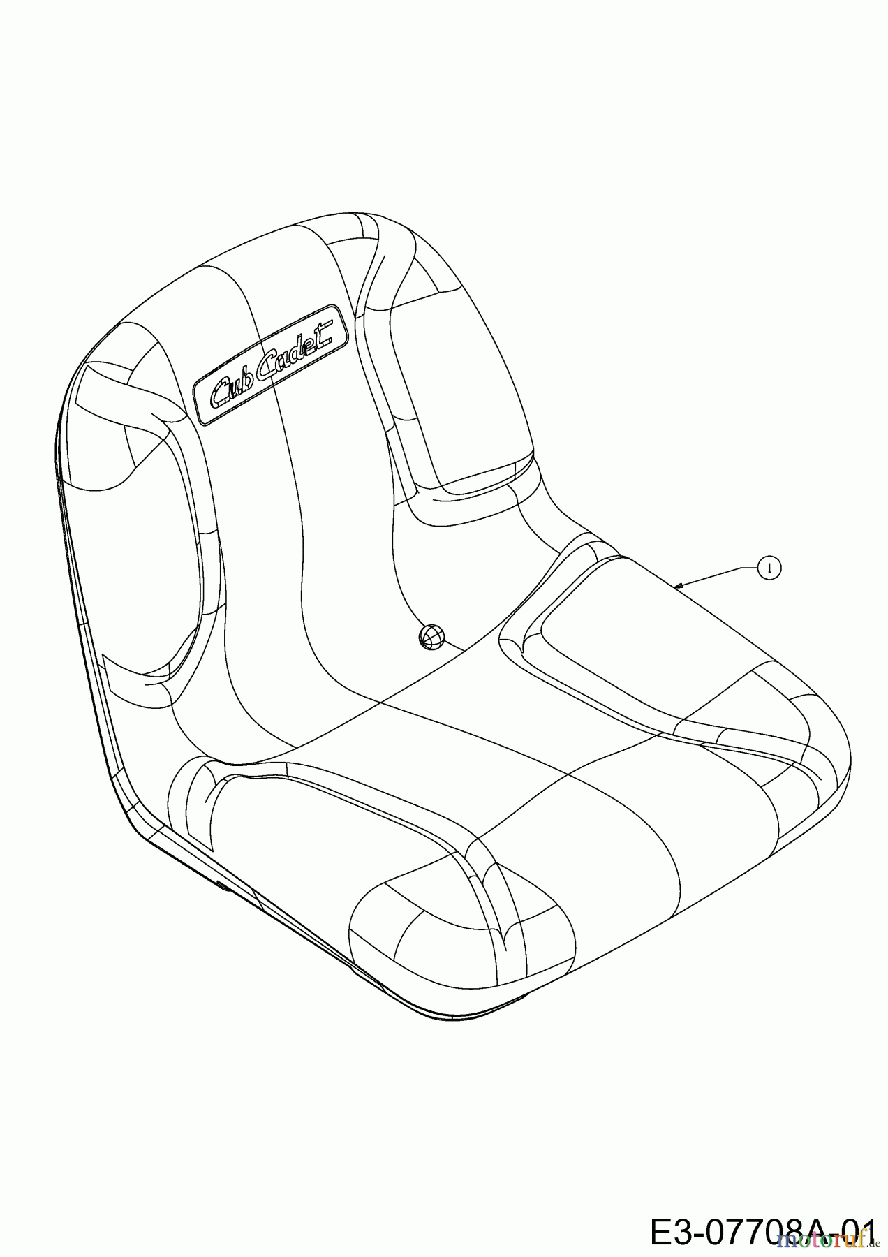  Cub Cadet Rasentraktoren LTX 1042 13BX91AS010  (2011) Sitz