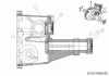 Cub Cadet GTX 2100 14A-3GE-603 (2016) Ersatzteile Achstrichter rechts