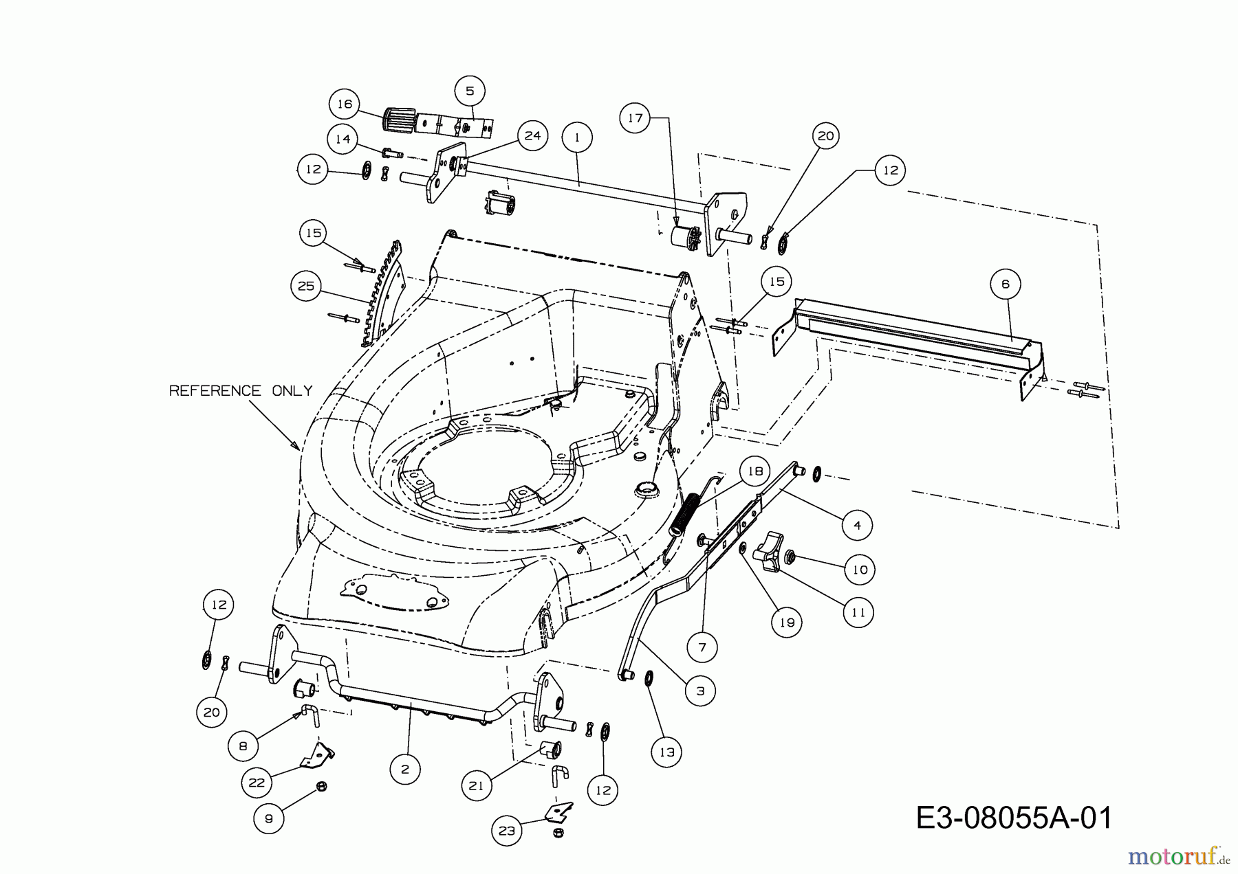  Motormäher Pro Cut 50 MNC 11A-F10P633  (2013) Schnitthöhenverstellung