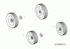 Motormäher 11A-F10P633 (2013) Ersatzteile Räder