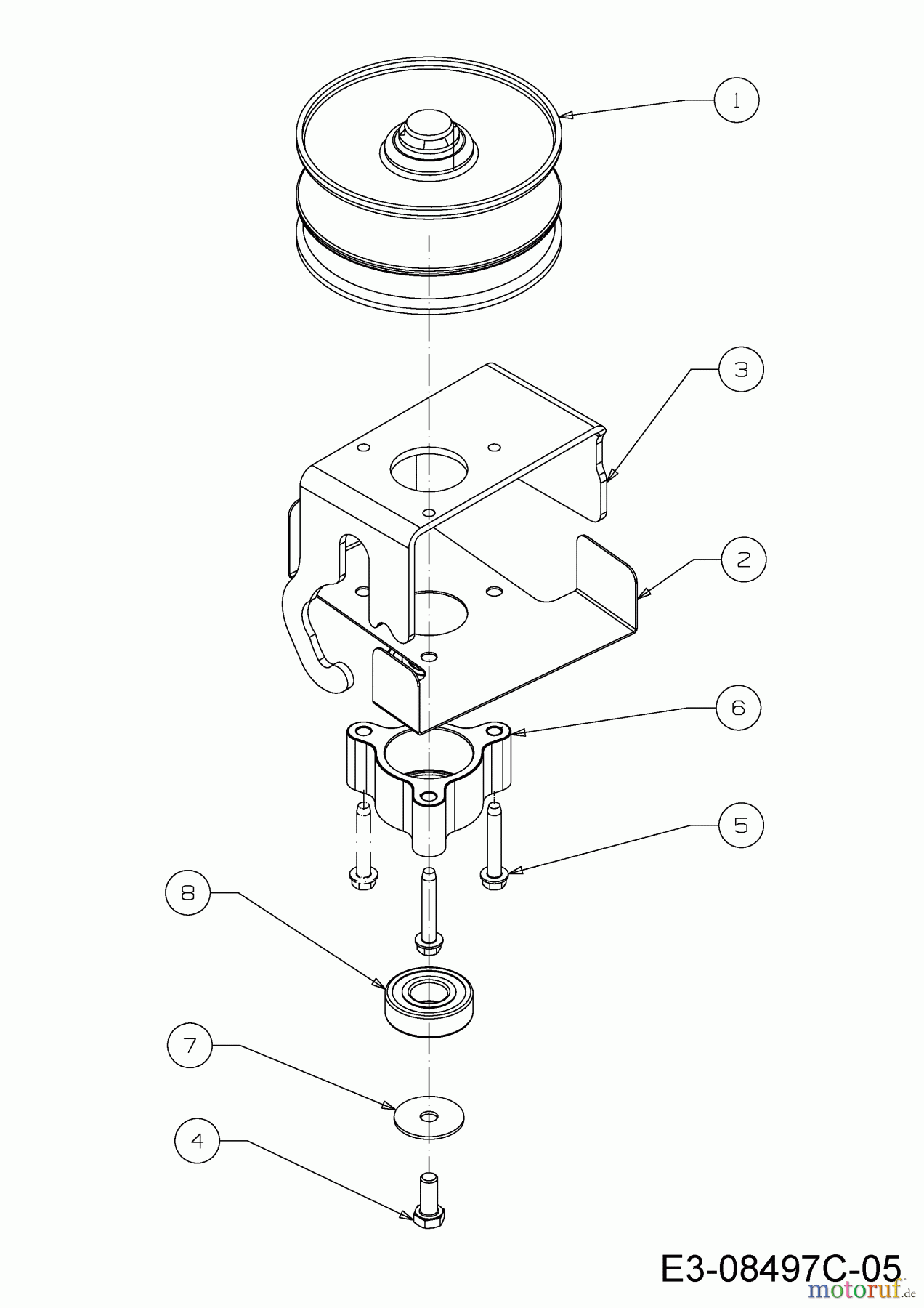  Troy-Bilt Rasentraktoren Bronco 42 13WX78KS066  (2015) Variator