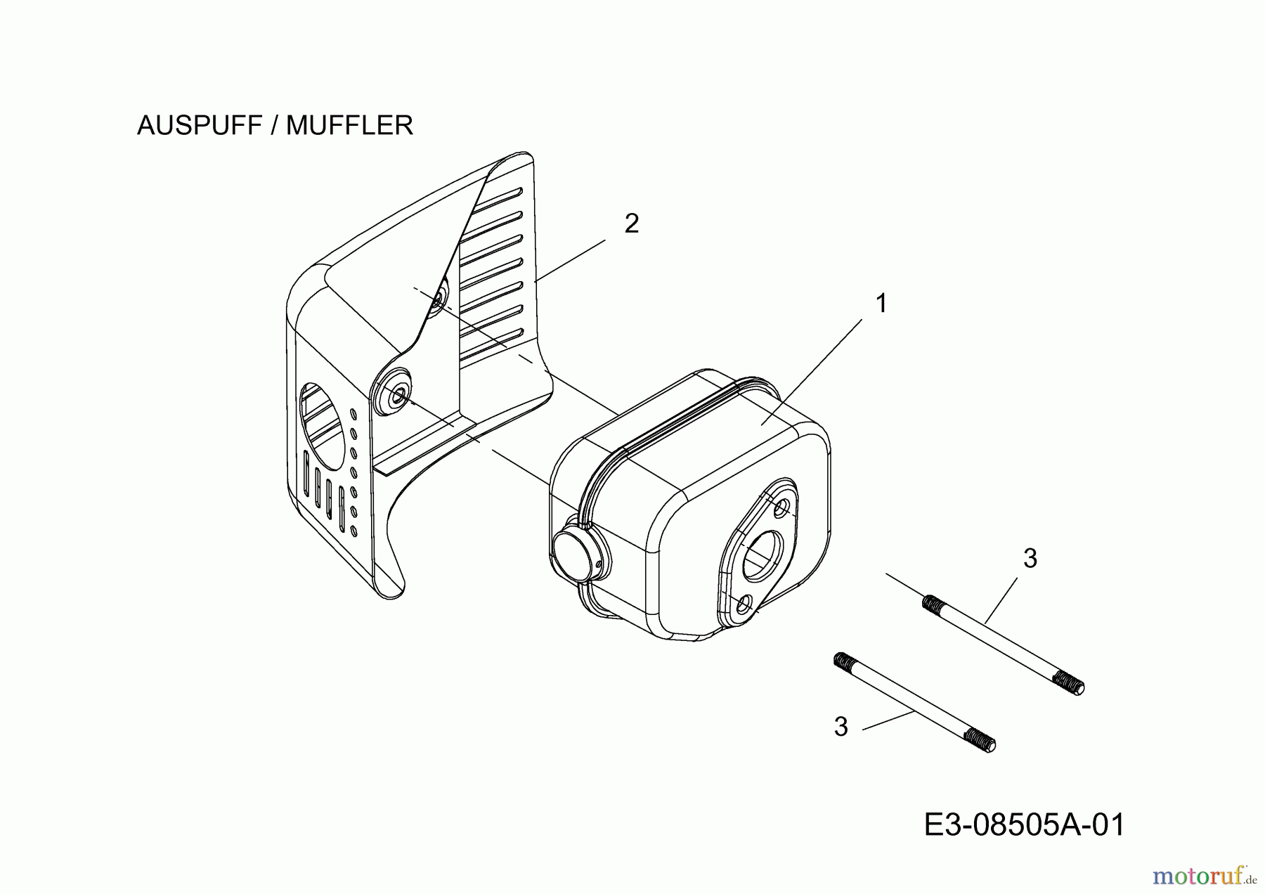  MTD-Motoren Vertikal 1P61FHC 752Z1P61FHC  (2015) Auspuff