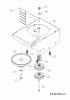 Cub Cadet LE 100 25B-552J710 (2015) Ersatzteile Keilriemenscheibe, Rahmen