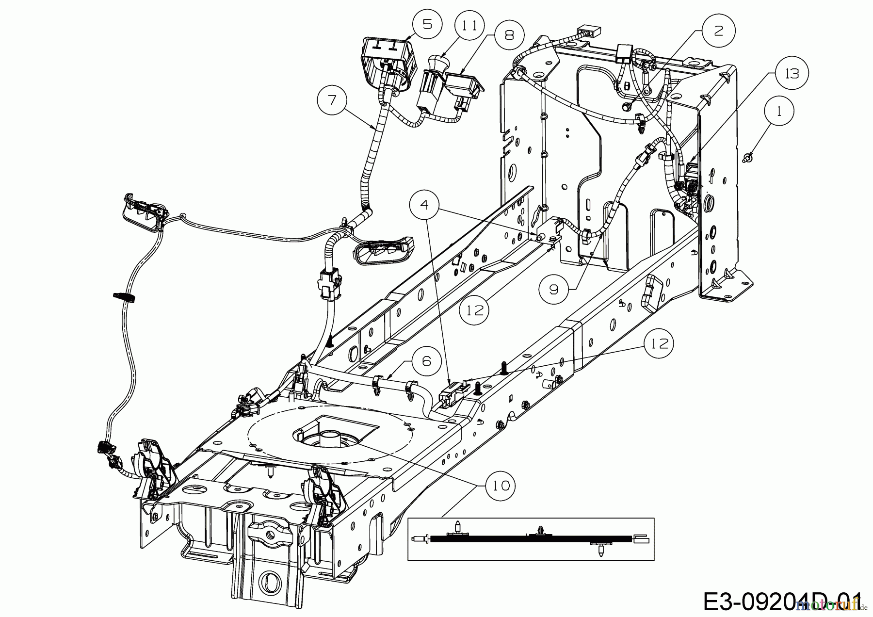  Troy-Bilt Gartentraktoren Super Bronco GT 54 FAB 14A7A3KA066  (2018) Elektroteile