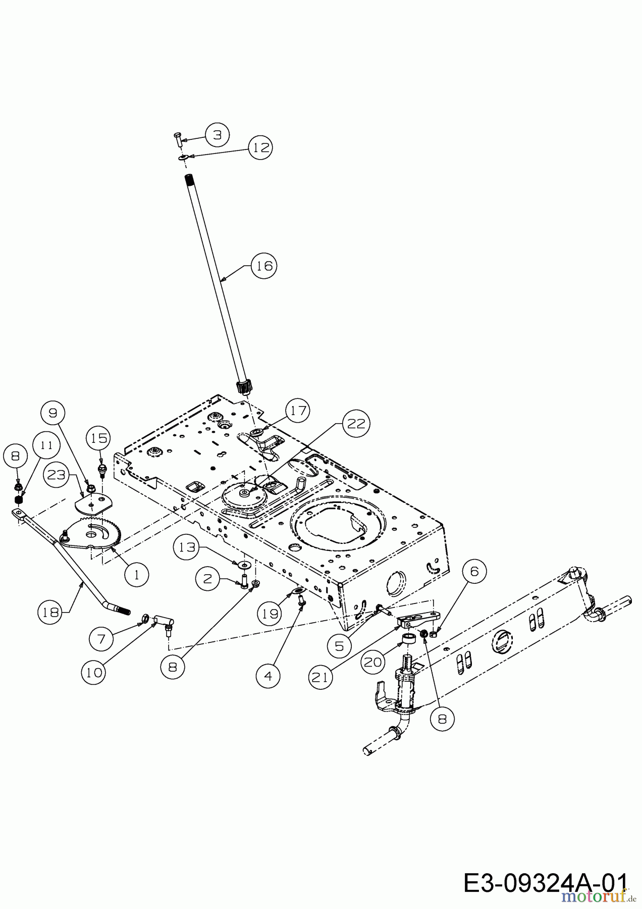  MTD Rasentraktoren MTD 76 13I2765C600  (2018) Lenkung