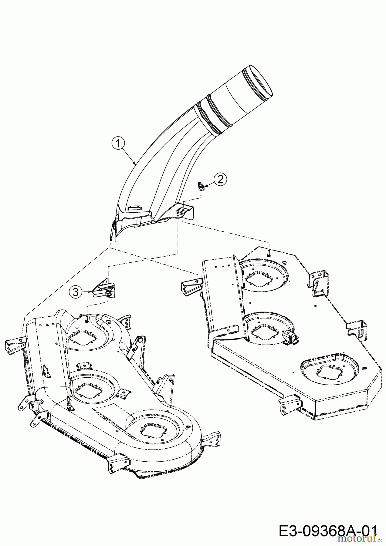  MTD Zubehör Zubehör Zero Turn Grasfangvorrichtung für RZT 50 mit Mähwerk Q (50