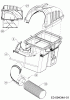 MTD Zubehör Grasfangvorrichtung für RZT 42 19C70020100 (2016) Ersatzteile Grasfangsackdeckel, Obere Röhre, Schlauch