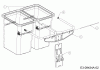 MTD Zubehör Grasfangvorrichtung für RZT 42 19C70020100 (2016) Ersatzteile Grasfangsack