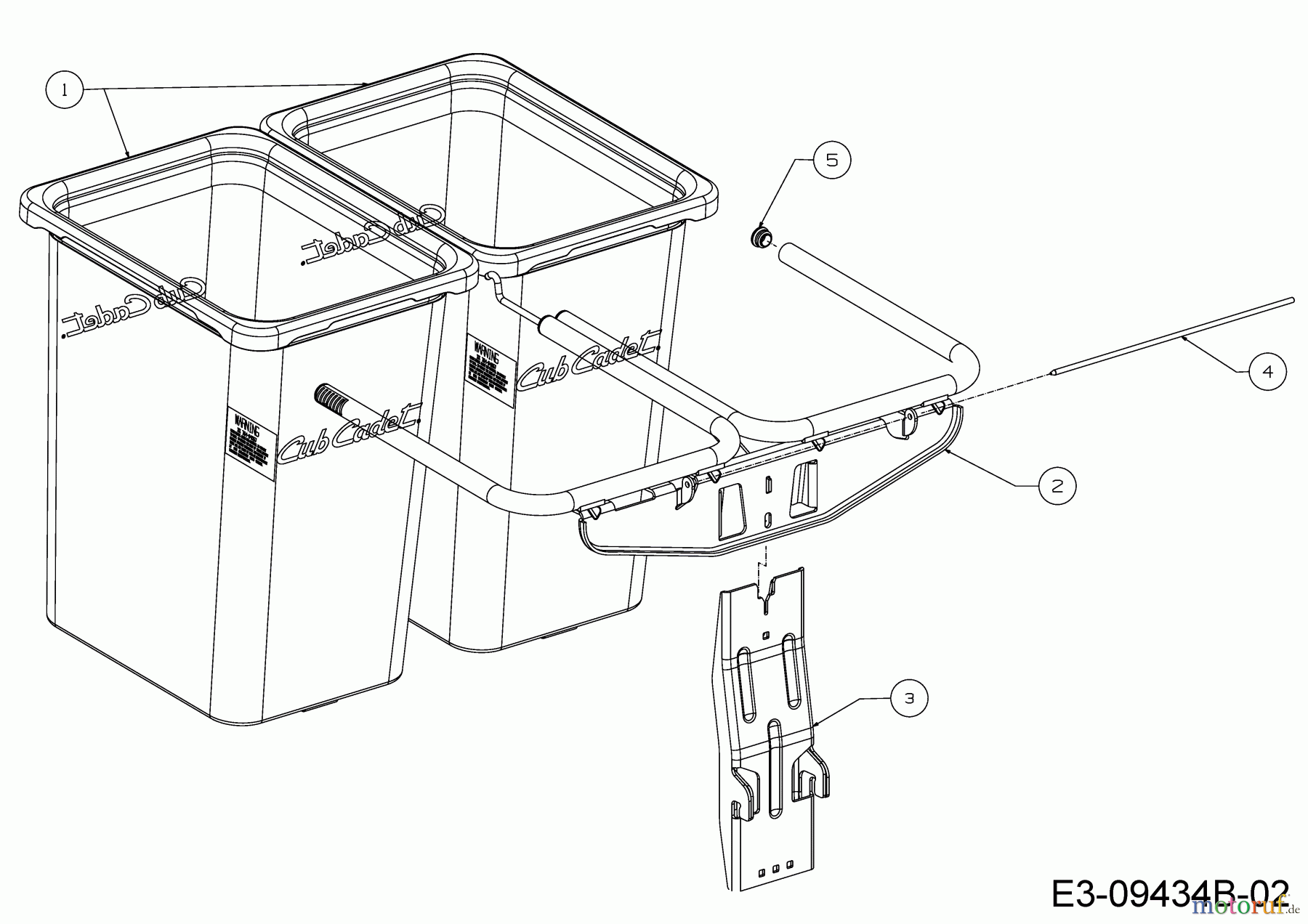  MTD Zubehör Zubehör Zero Turn Grasfangvorrichtung für RZT 42 19C70020100  (2018) Grasfangsack