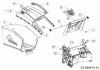 Mr.Gardener HW 42 B 11A-LL5B629 (2016) Ersatzteile Grasfangsack, Heckklappe, Leitstück hinten