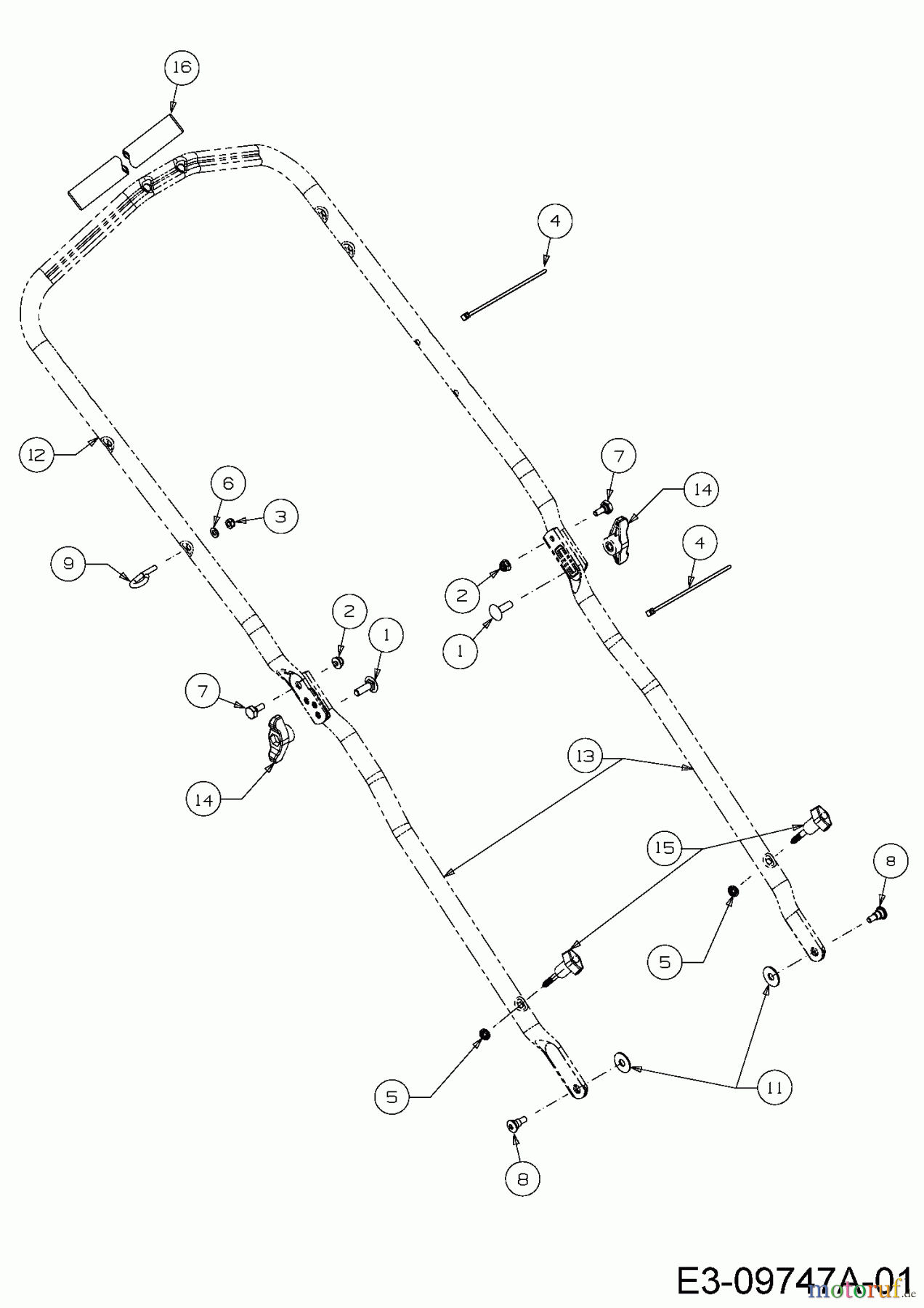  Massey Ferguson Motormäher mit Antrieb MF 46 SPBHW 12B-TV5E695  (2016) Holm