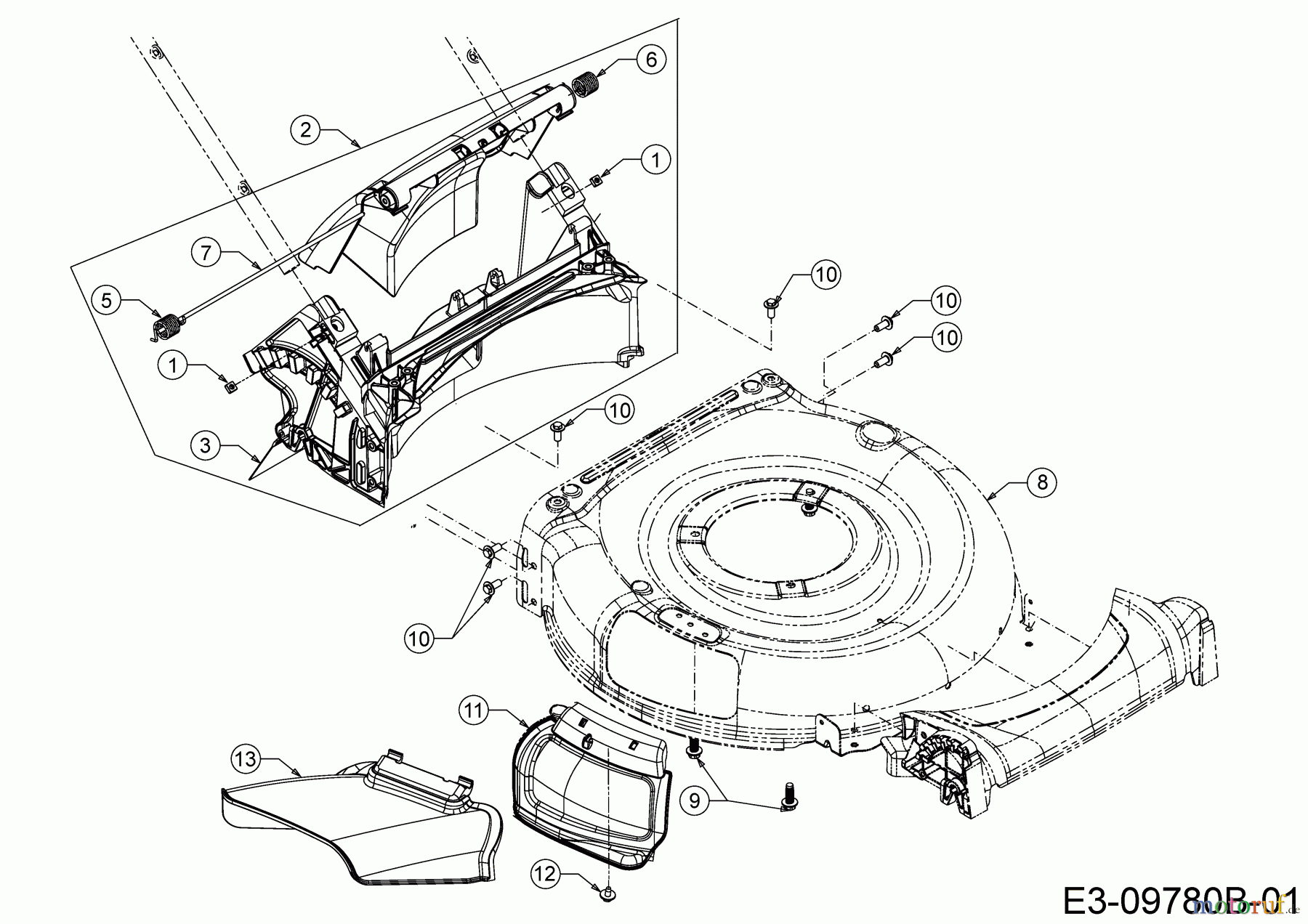  MTD Motormäher Yard Machines 21