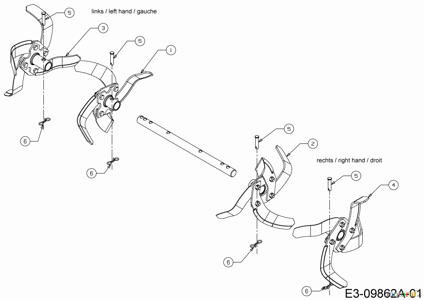  Troy-Bilt Motorhacken Colt FT 21B-34M8766  (2018) Hacksterne