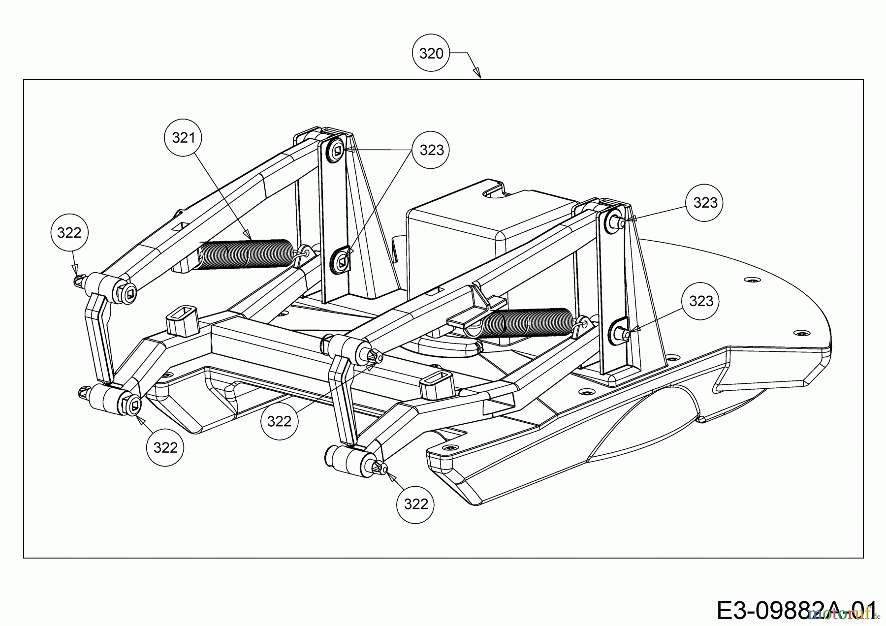  Robomow Mähroboter RX12U PRD9001YG  (2017) Rahmen