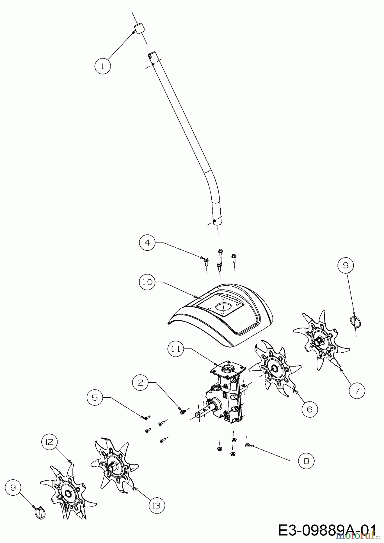  MTD Zubehör Zubehör Motorsensen, Trimmer Kultivator GC 720 41AJGC-C902  (2017) Grundgerät