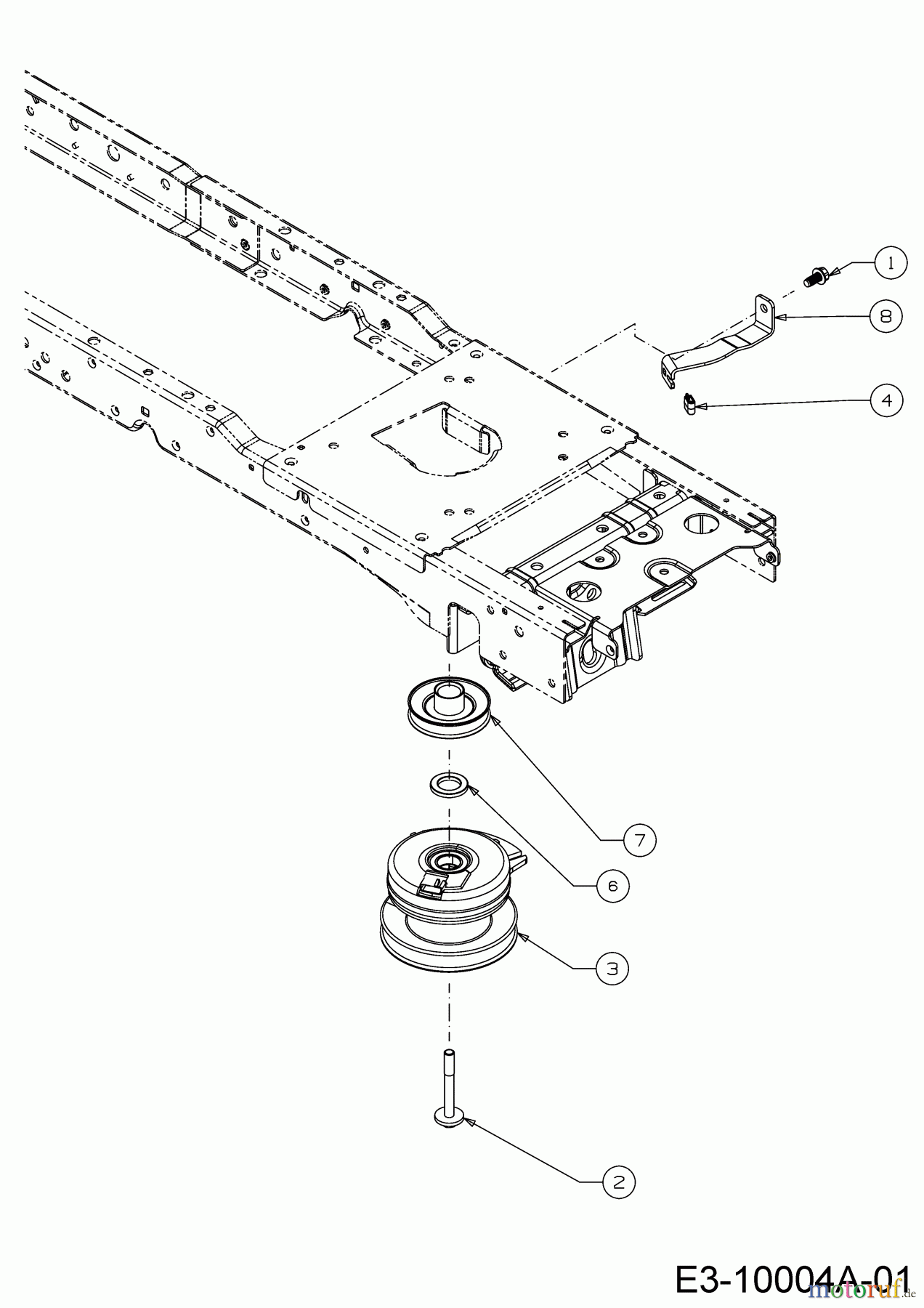  Cub Cadet Rasentraktoren XT1 OS96 13A8A1CF603  (2017) Elektromagnetkupplung, Motorkeilriemenscheibe