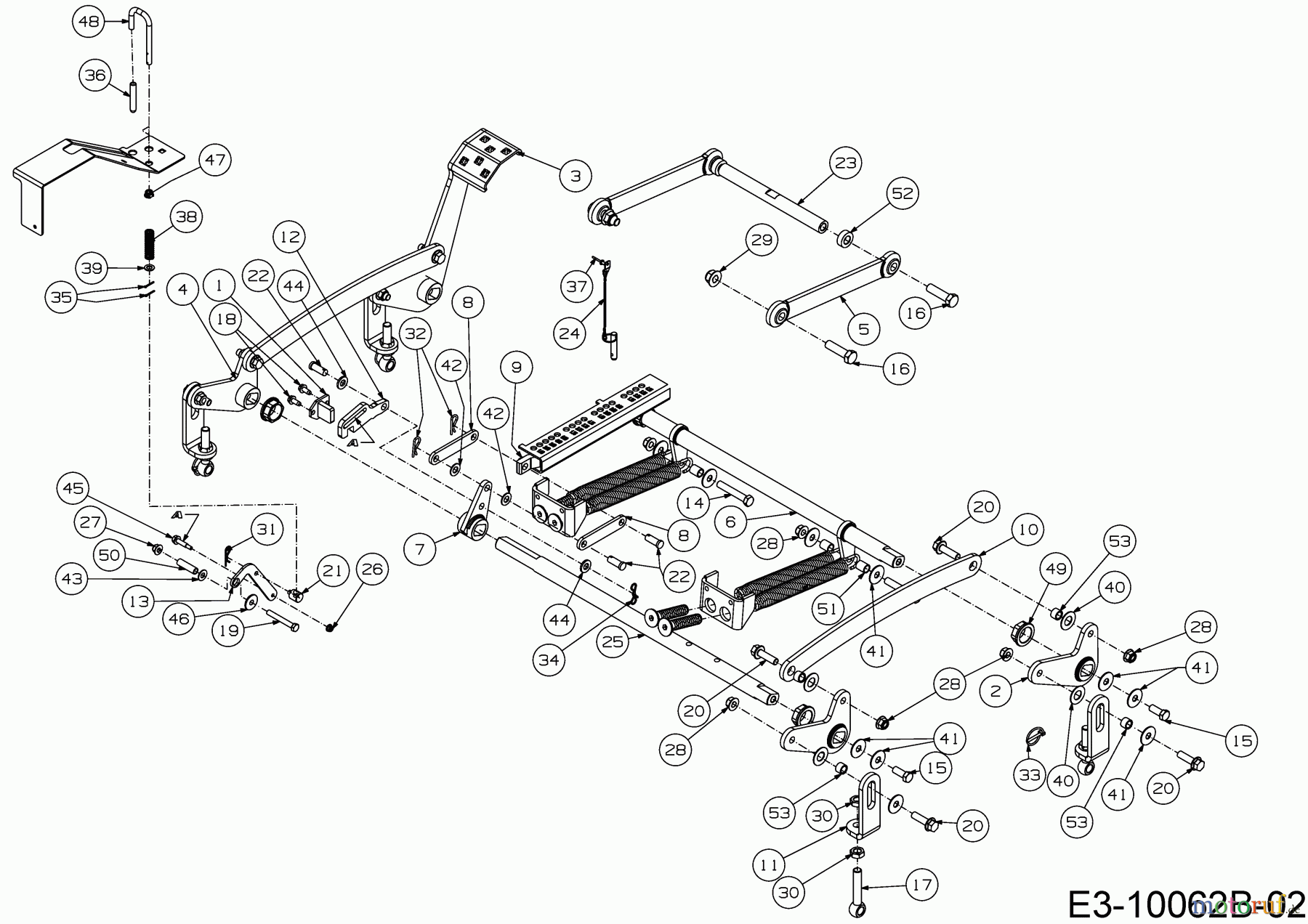  Cub Cadet Zero Turn Z7 183 53RIHKUY603  (2018) Mähwerksaushebung