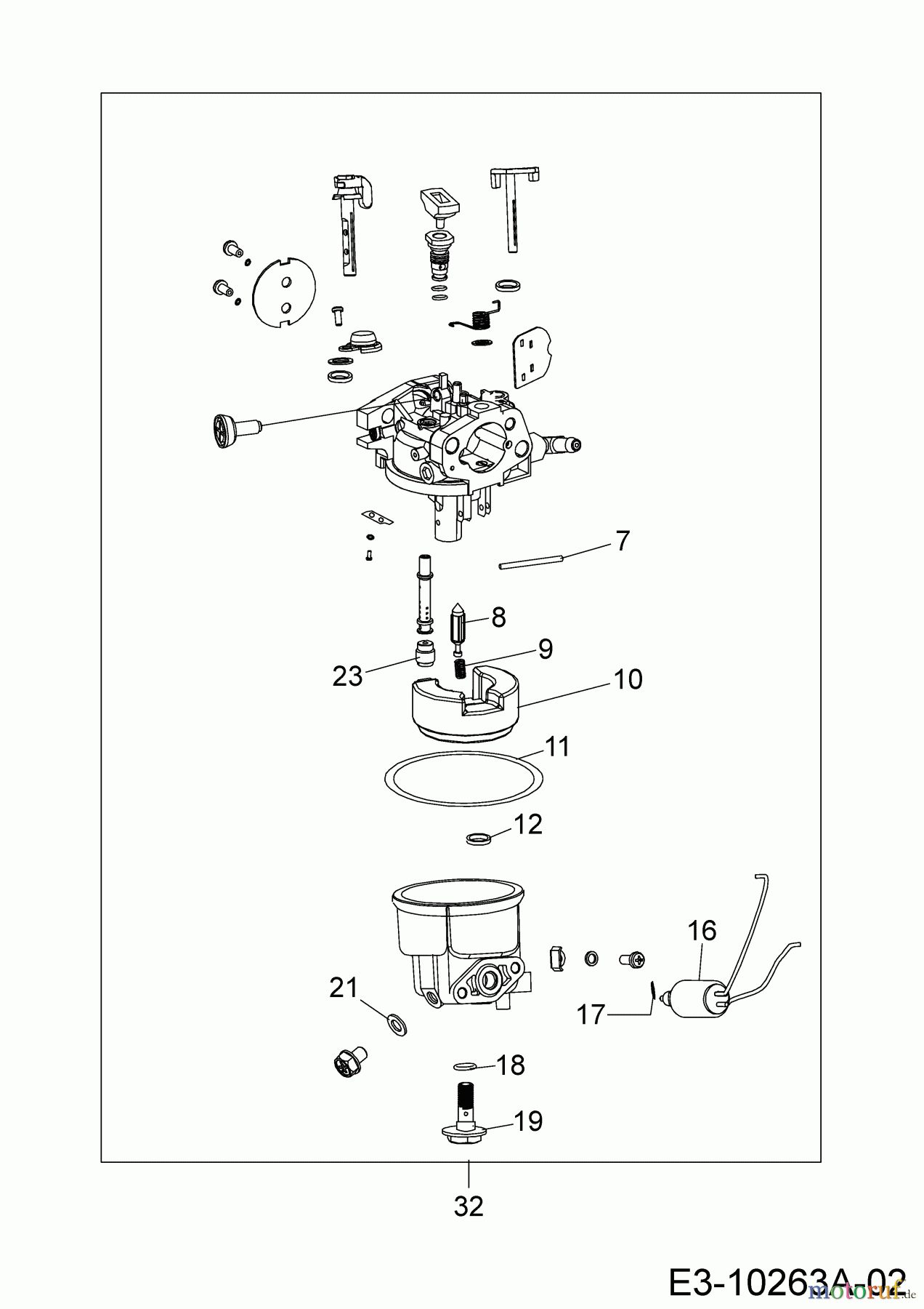  MTD-Motoren Vertikal 8X90KUA 752Z8X90KUA  (2018) Vergaser