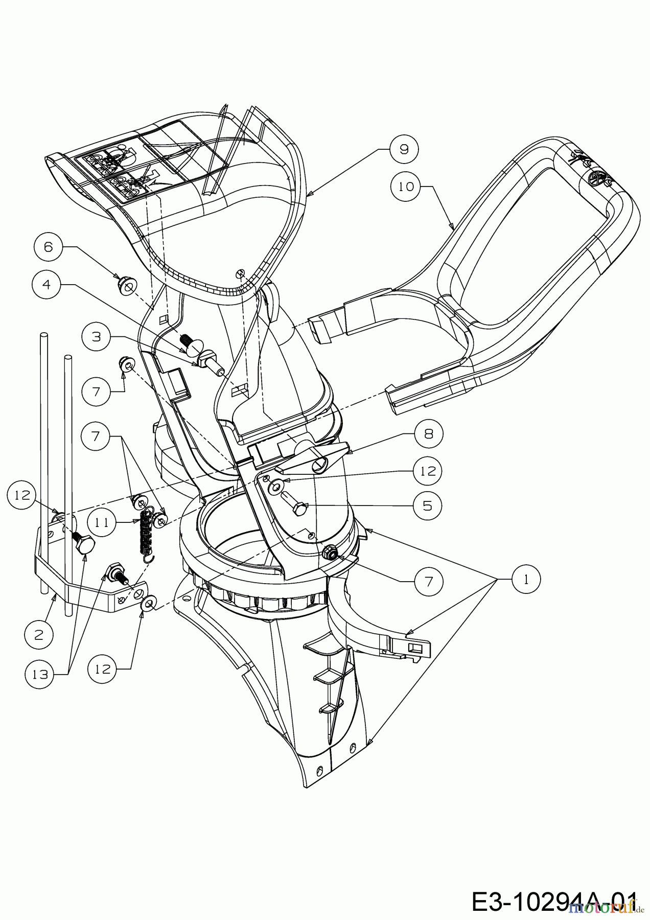  Wolf-Garten Schneefräsen SF 56 31A-32AD650  (2018) Auswurfschacht