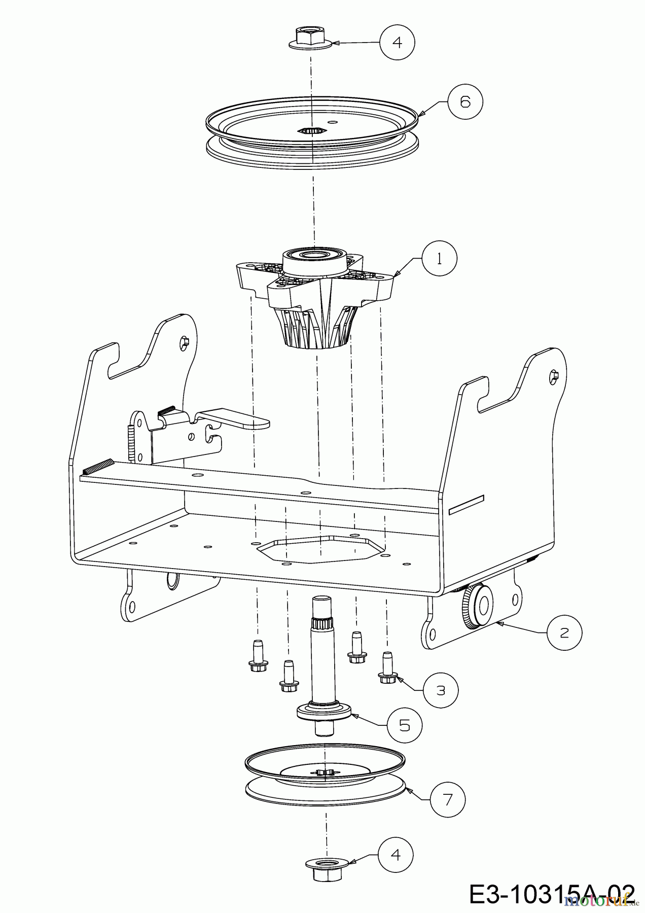  MTD Zubehör Zubehör Garten- und Rasentraktoren Schneefräsen für A Serie (NX 15) Seitenauswurf 19A40024100  (2018) Antriebsspindel