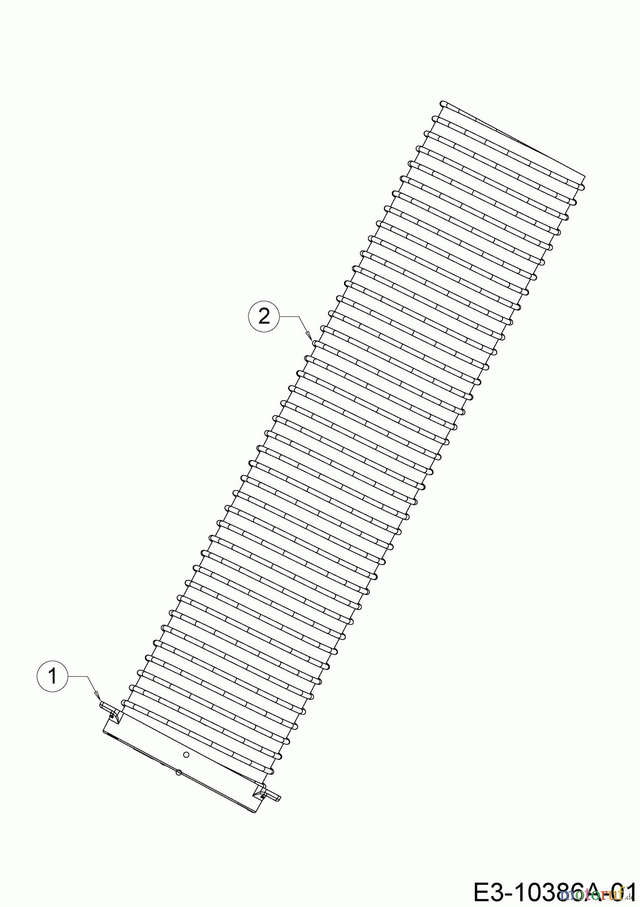  MTD Zubehör Zubehör Garten- und Rasentraktoren Grasfangvorrichtung für A Serie (NX-15) mit Mähwerk S (42