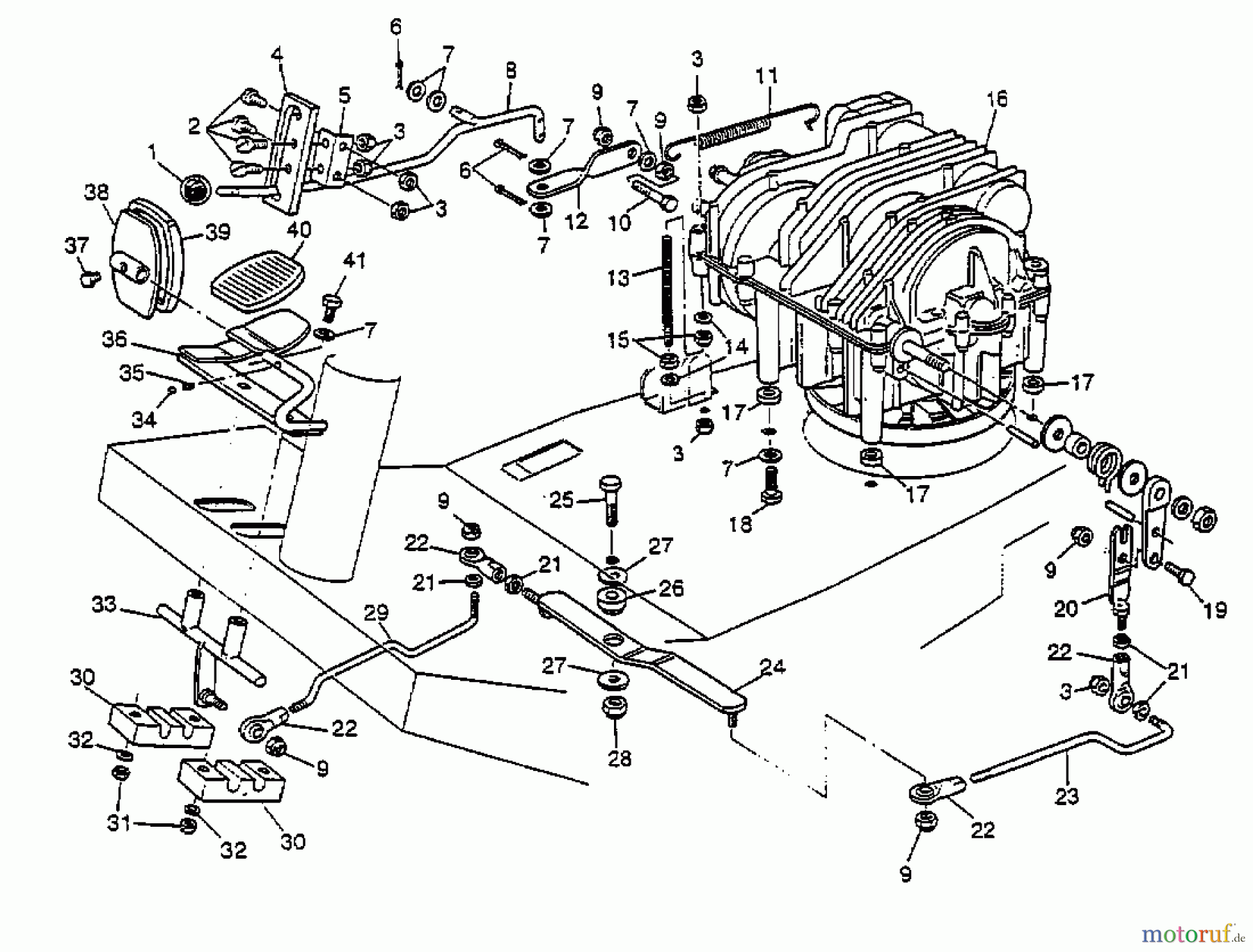 Yard-Man Rasentraktoren FH 125 13A-526-643  (1999) Hydrostat
